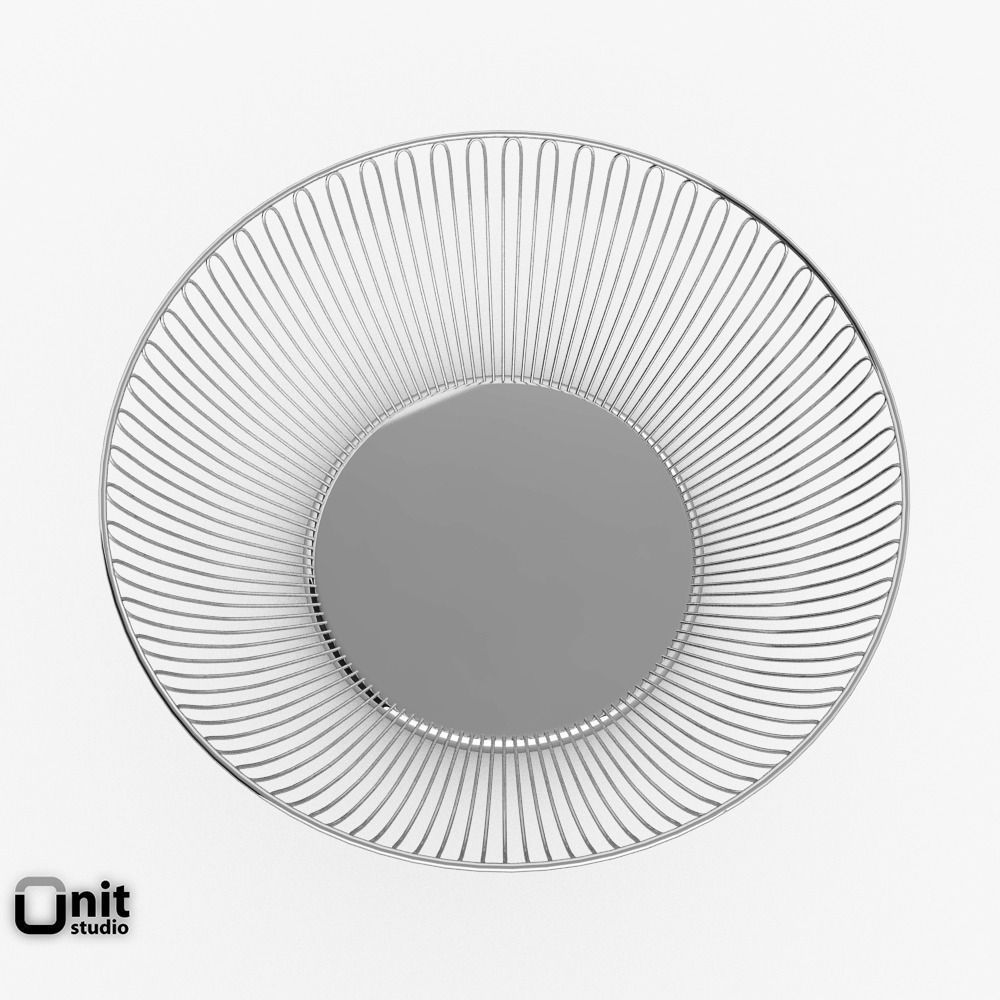 Alessi Round Wire Bowl 3D model_1
