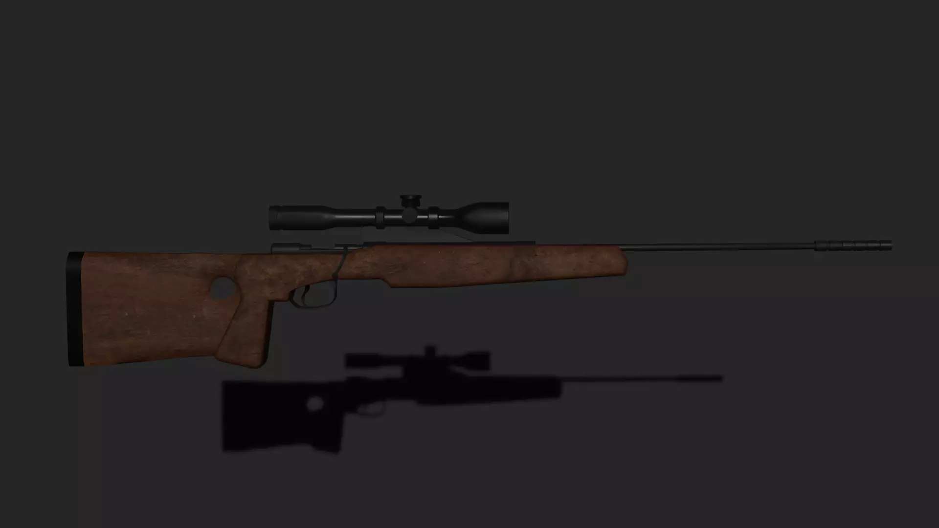 Sniper SP66 Free low-poly 3D model