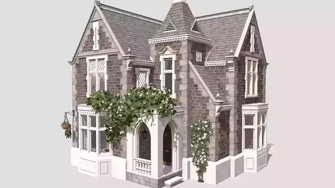 Victorian House - Abbotsfield Lodge 3D model