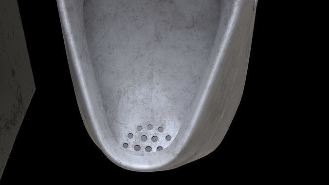 Abandoned 4K UrinalAbandoned 4K Urinal Low-poly 3D model