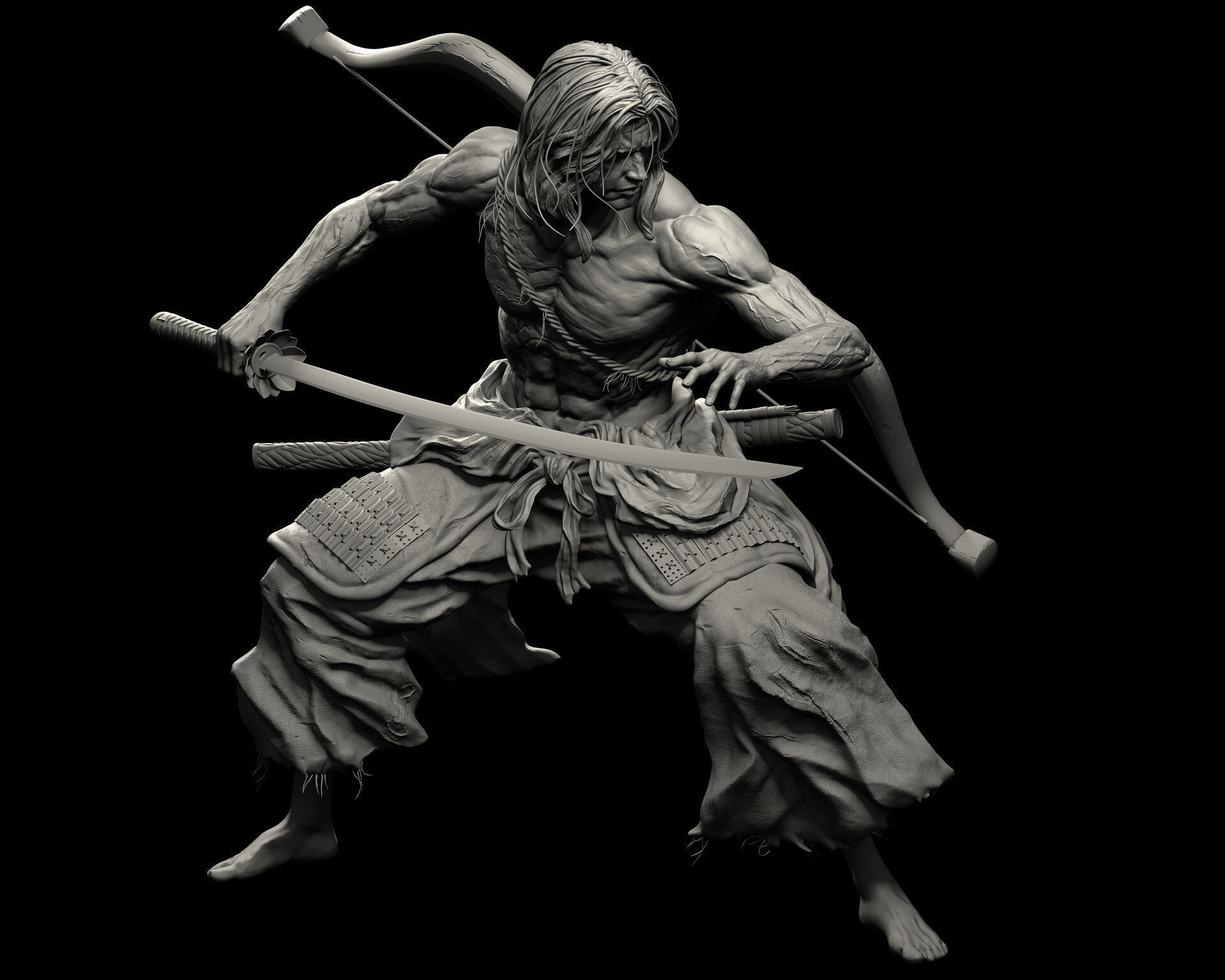 Ashina Genichiro 3D print model_3