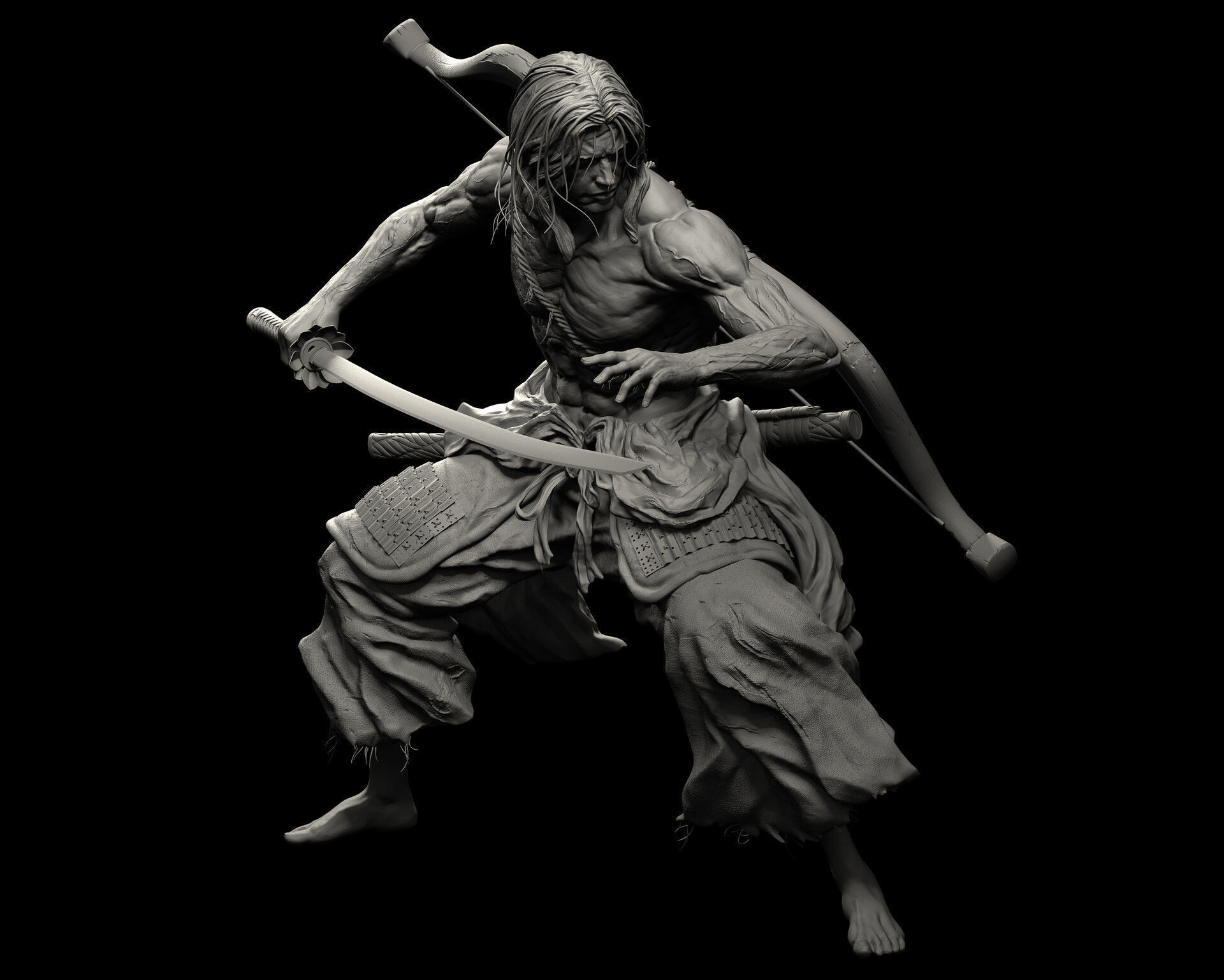 Ashina Genichiro 3D print model_4