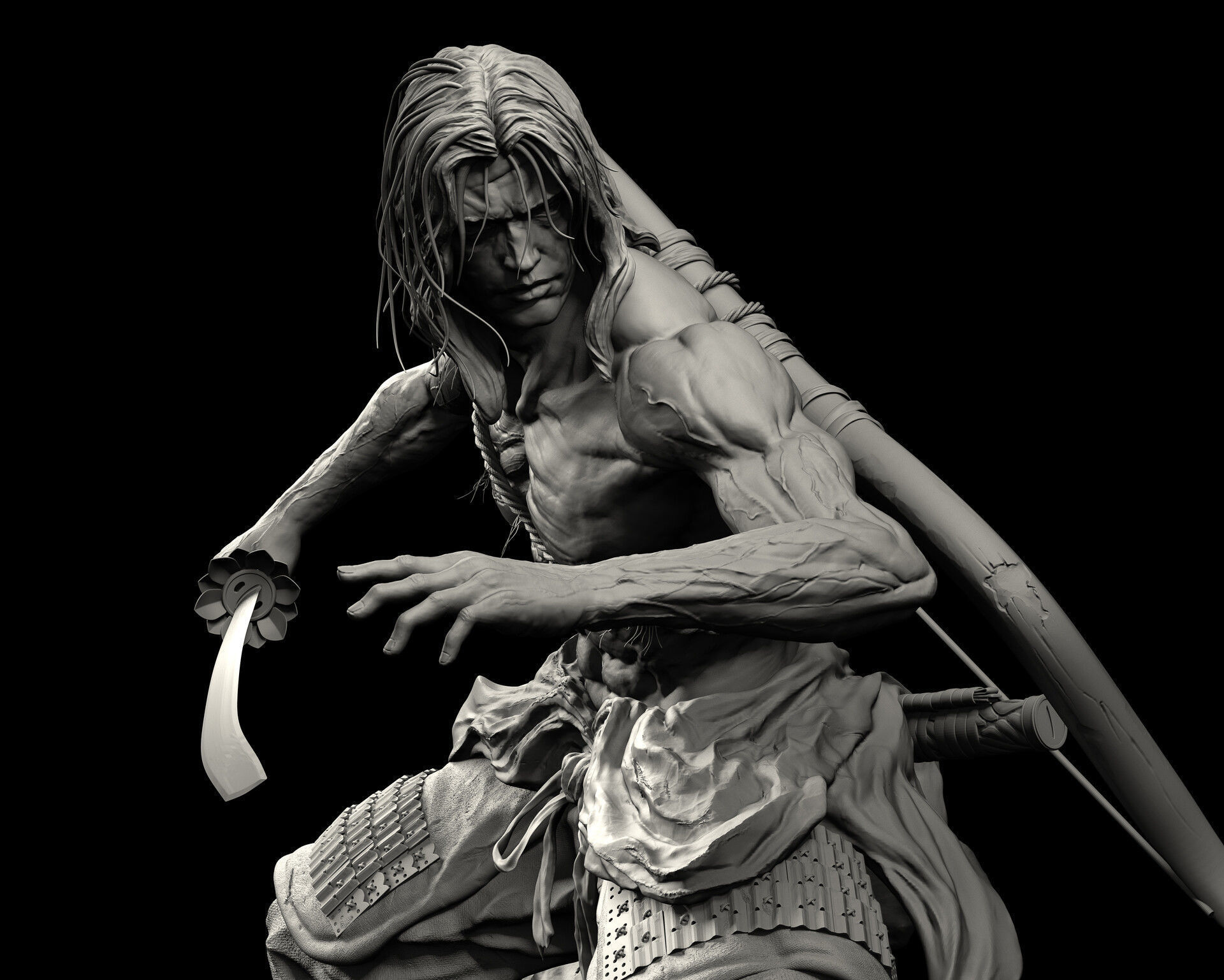 Ashina Genichiro 3D print model_2