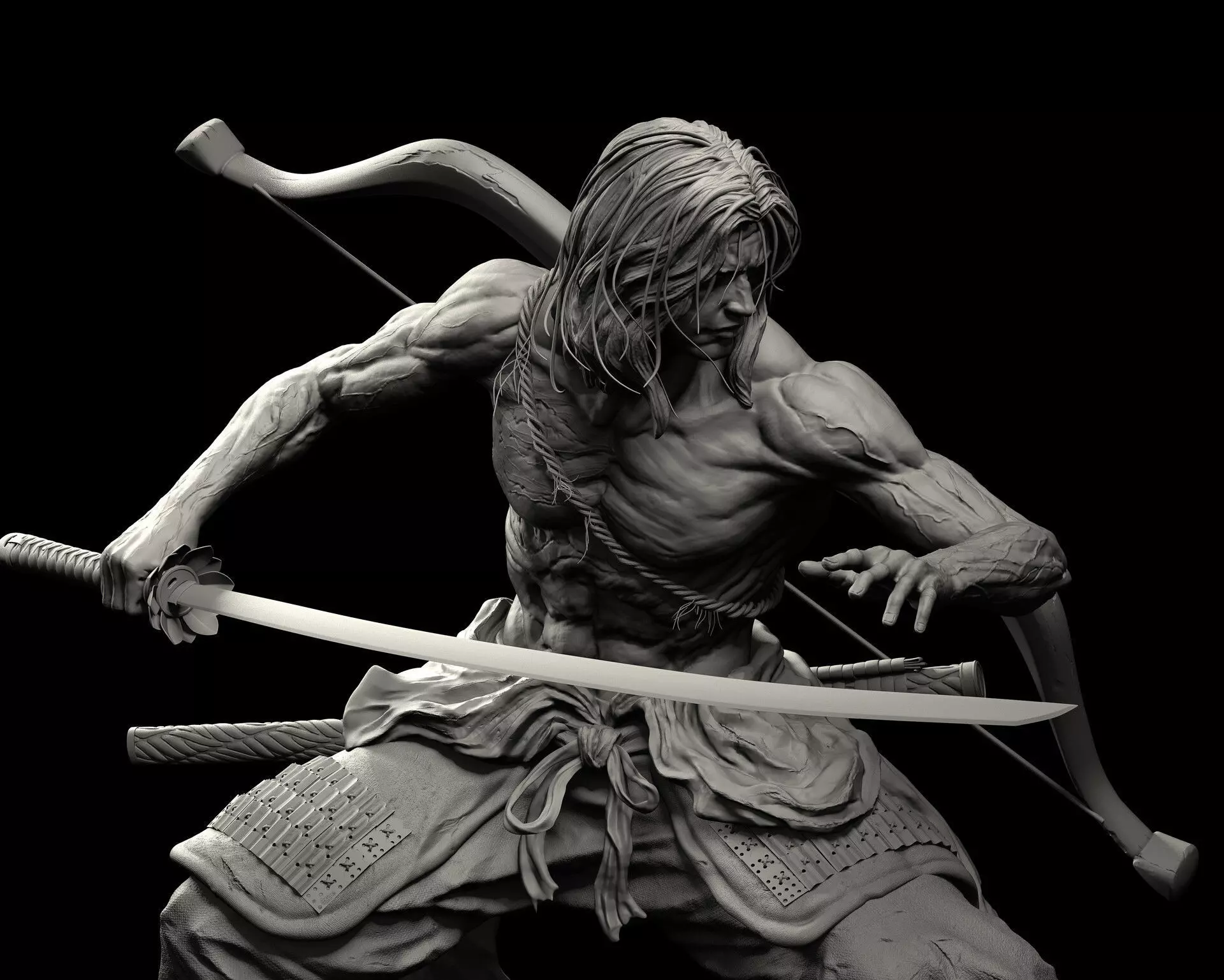 Ashina Genichiro 3D print model_0