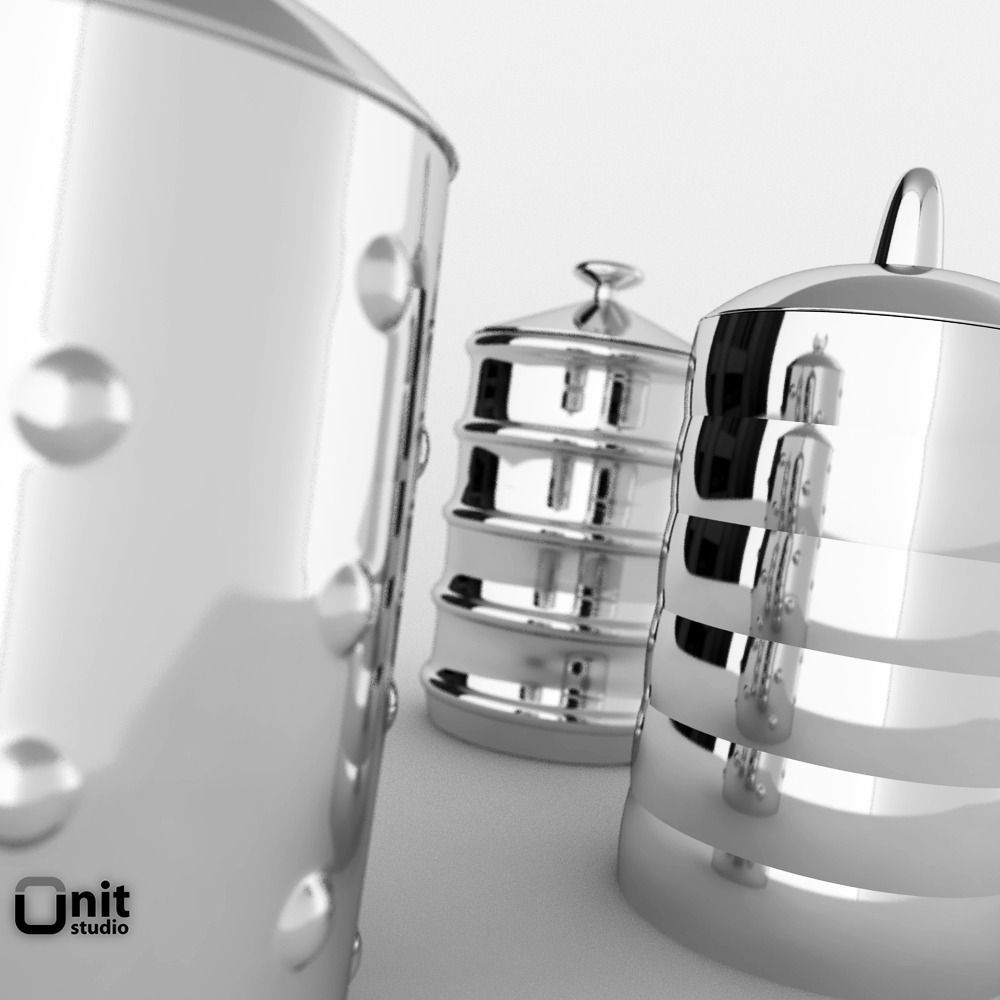 Alessi Kalisto kitchen canister 3D model_1