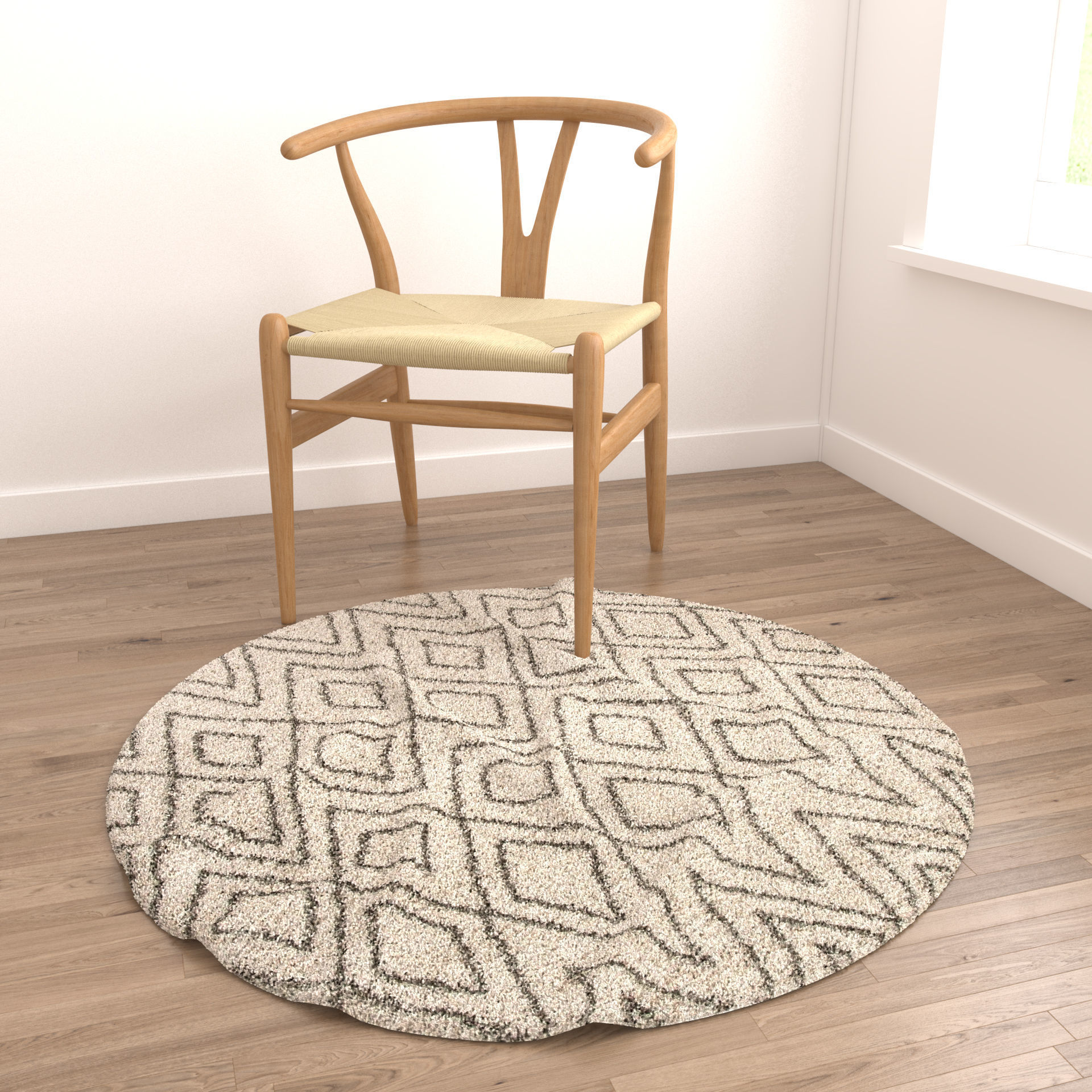 Rugs No 866 Low-poly 3D model_3