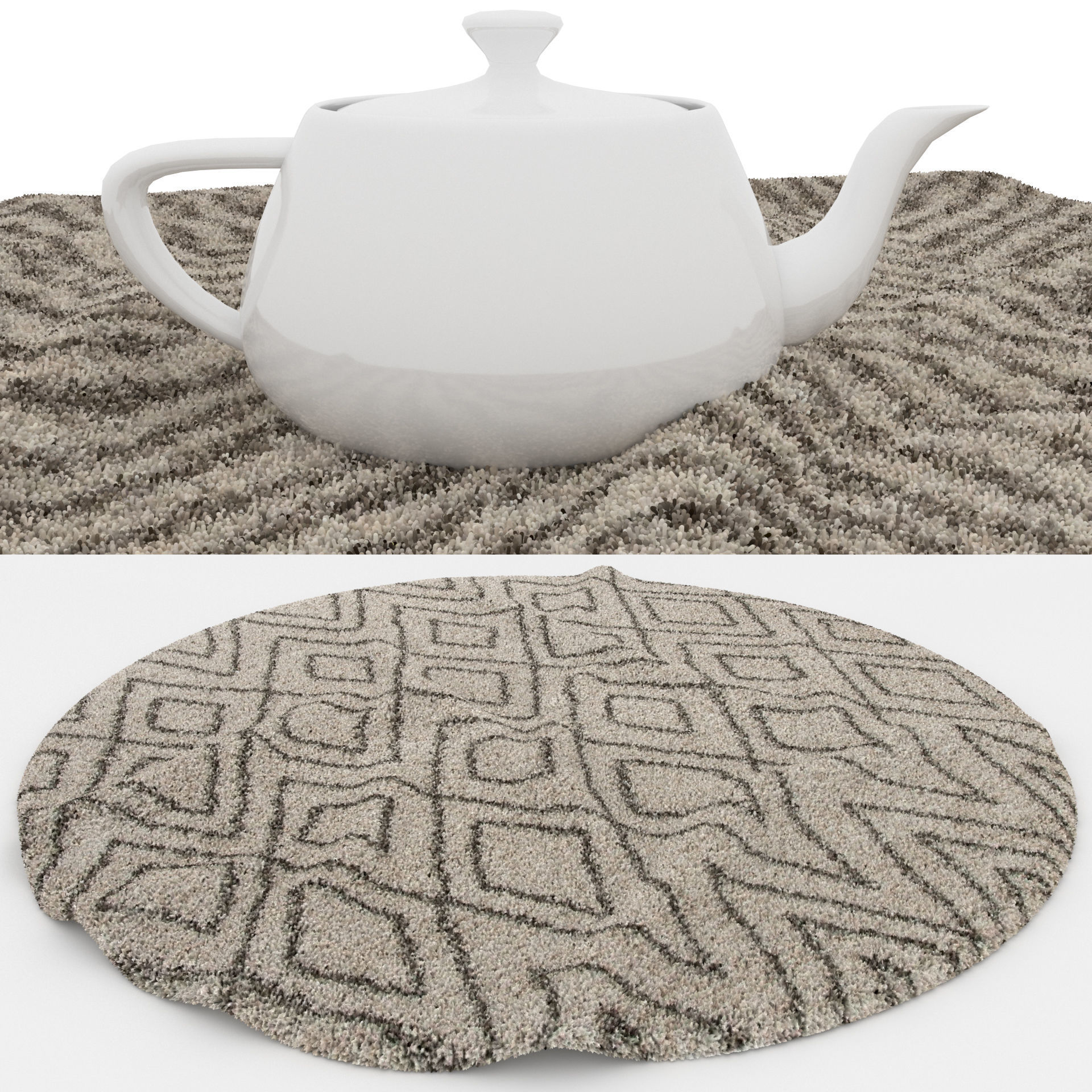 Rugs No 866 Low-poly 3D model_1