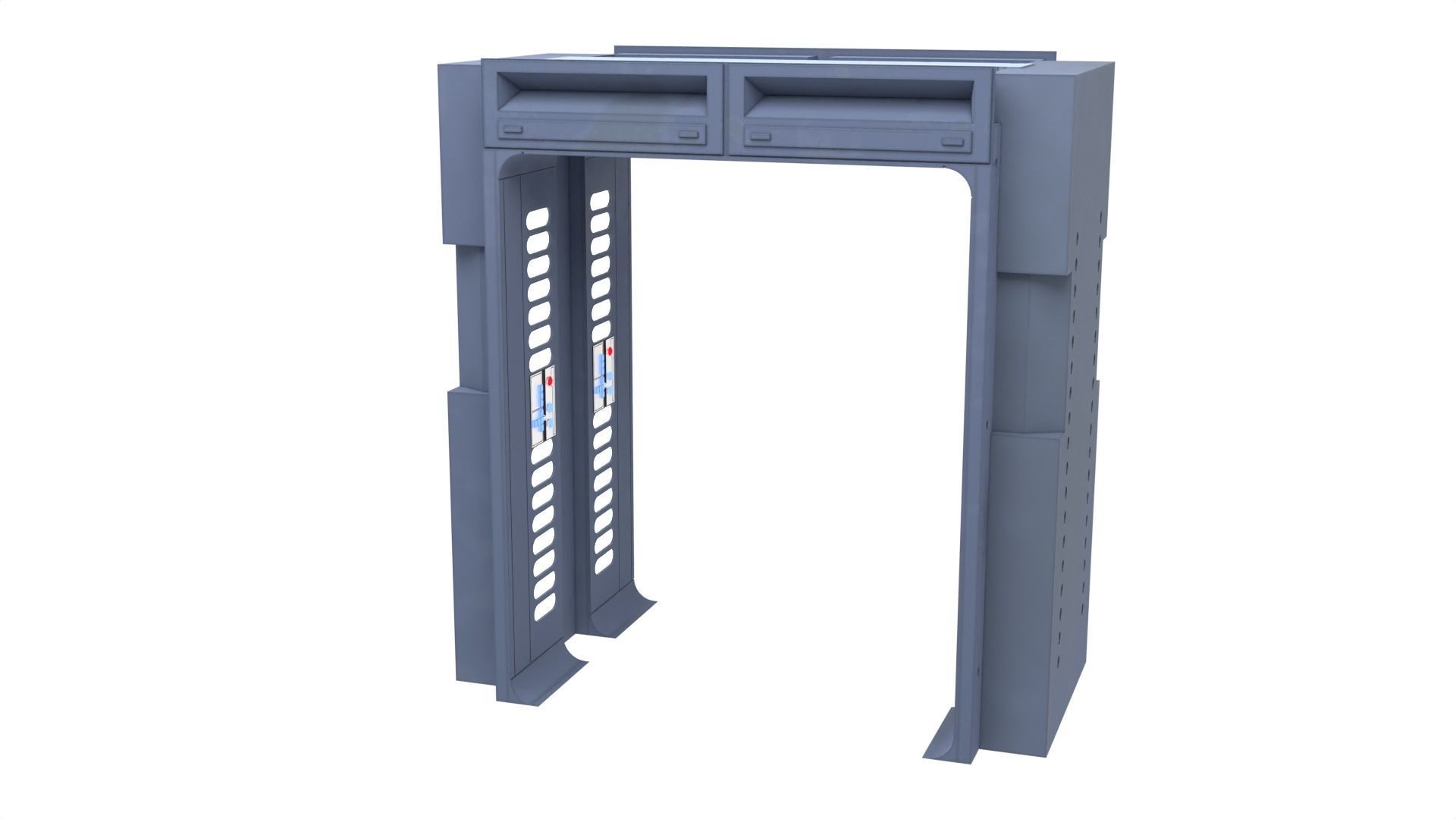 Death Star Hallway Door 1-6 scale Hottoys  3D print model_10