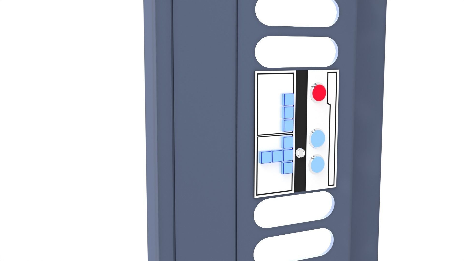 Death Star Hallway Door 1-6 scale Hottoys  3D print model_37