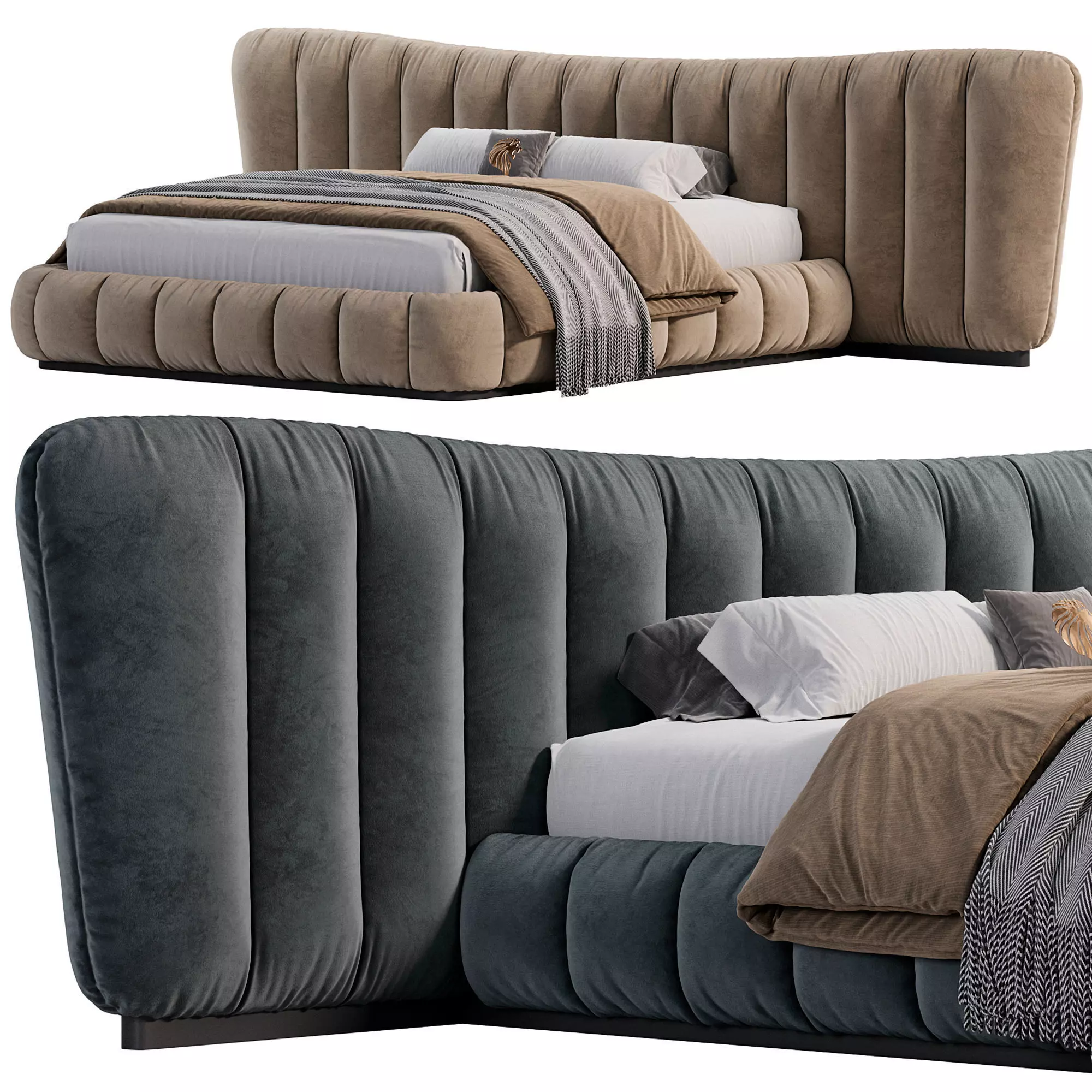 Lifetime bed by Giorgio Collection 3D model_0