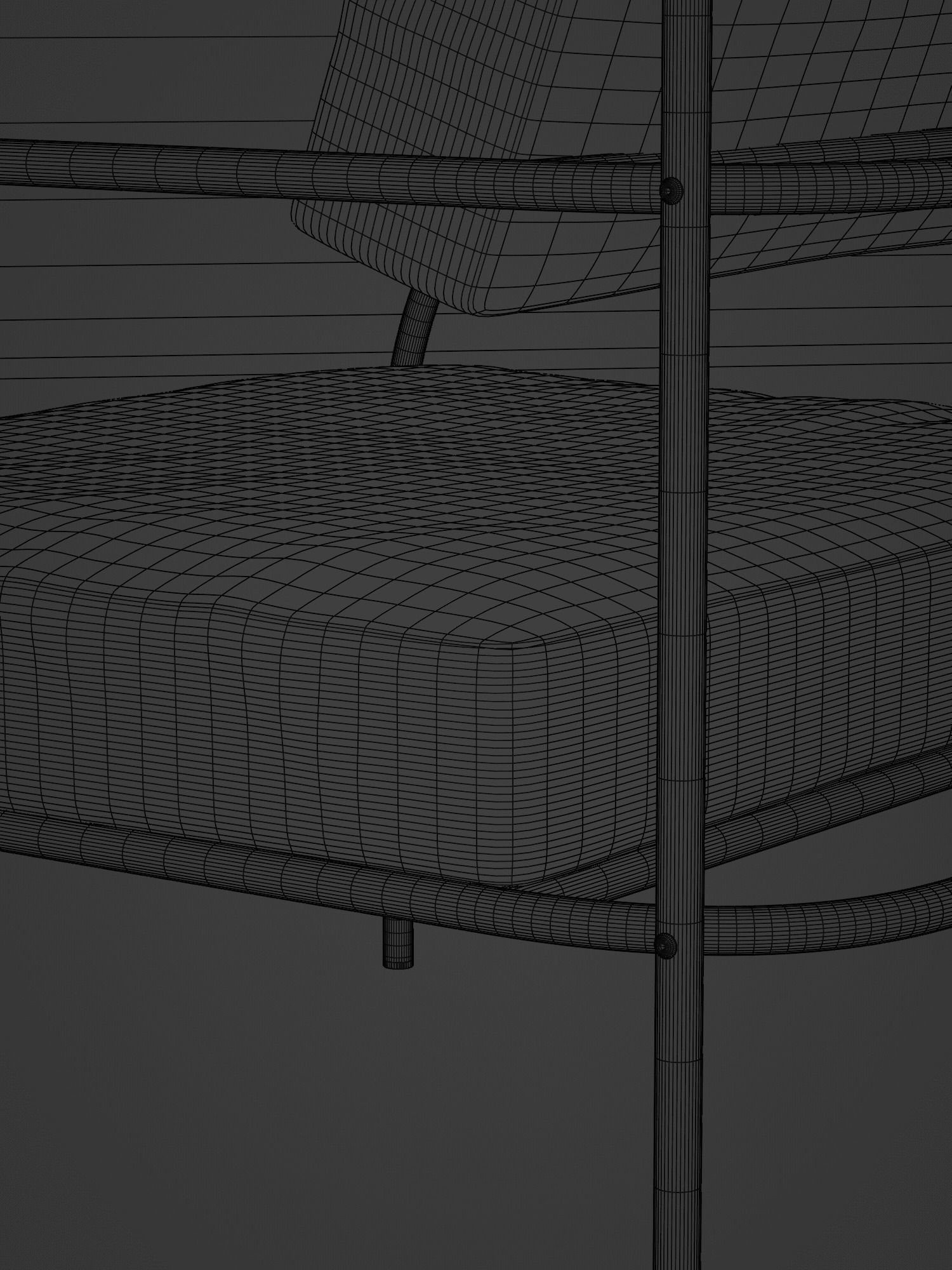 Akaya Lounge Chair 3D Model 3D model_9