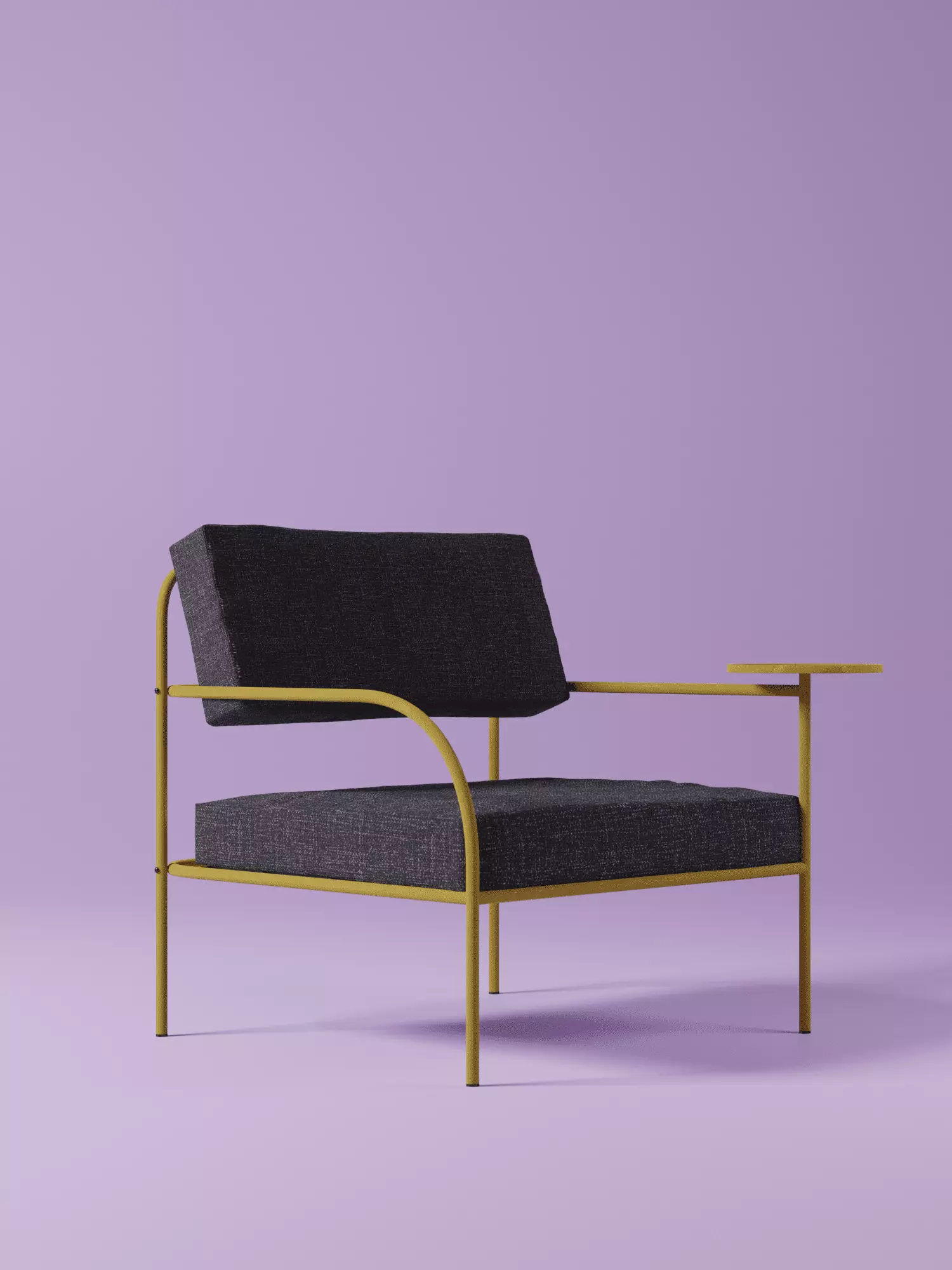 Akaya Lounge Chair 3D Model 3D model_0