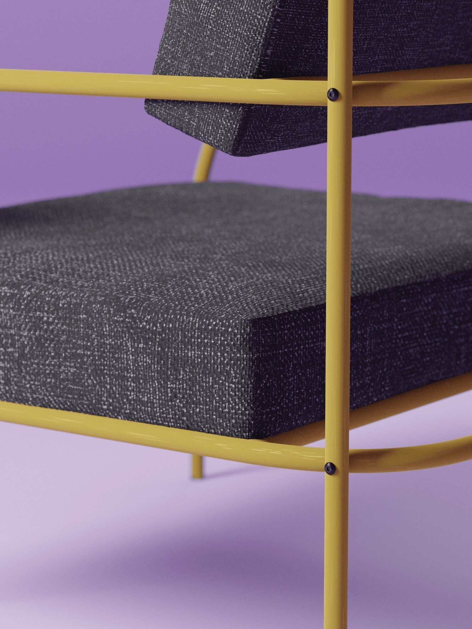 Akaya Lounge Chair 3D Model 3D model_8