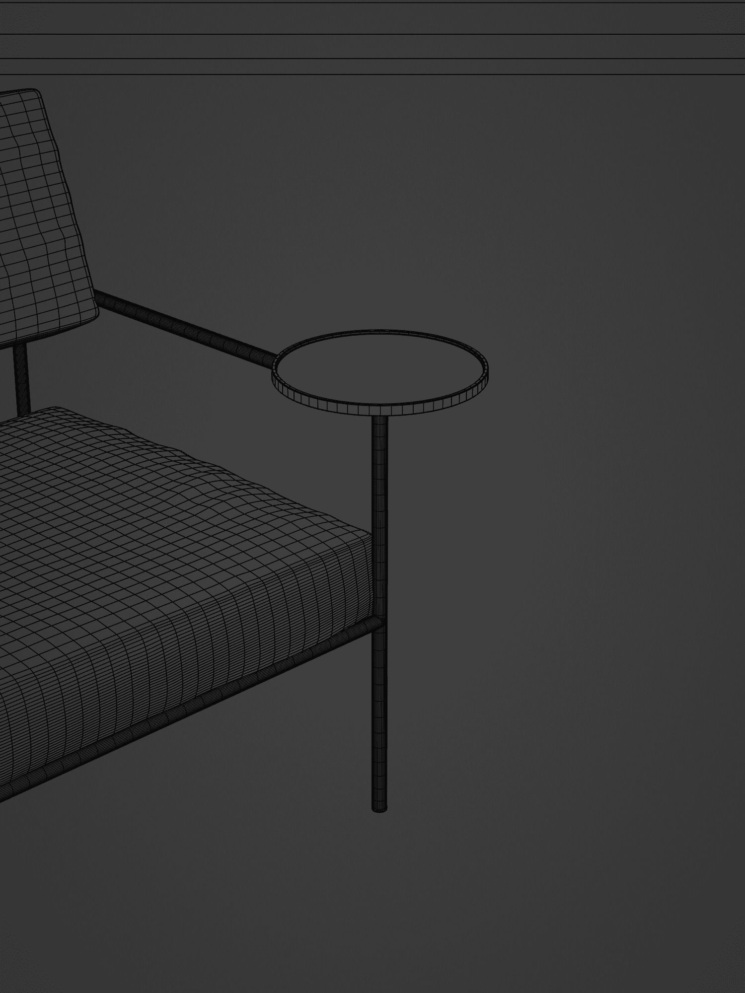 Akaya Lounge Chair 3D Model 3D model_5