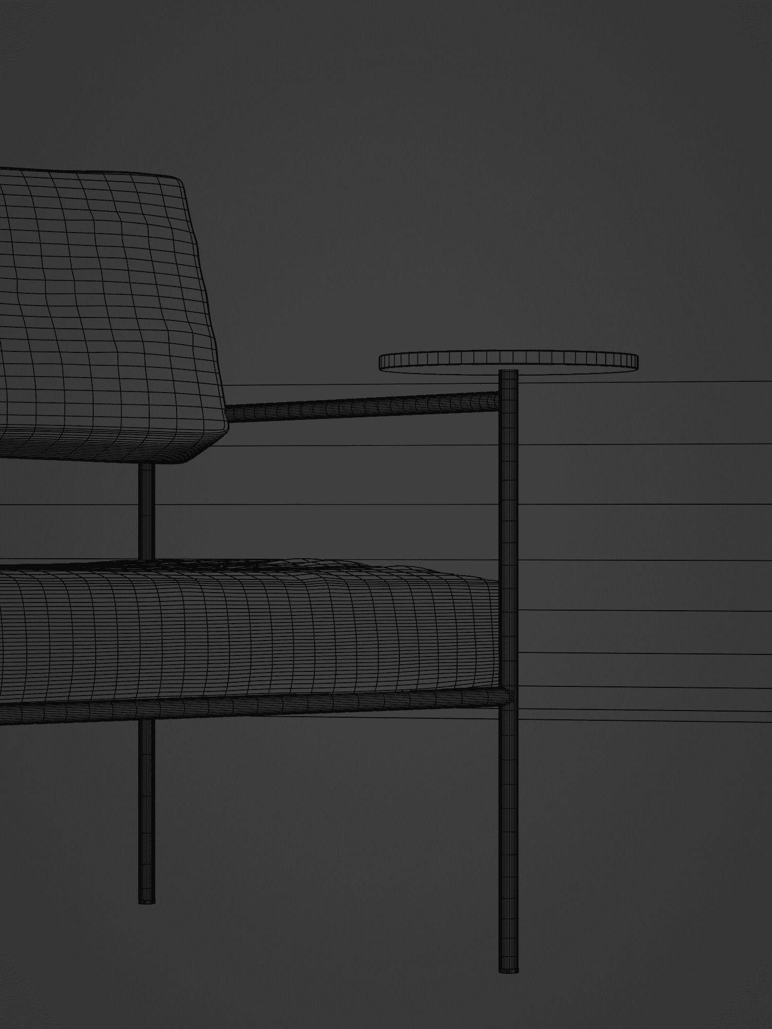 Akaya Lounge Chair 3D Model 3D model_7