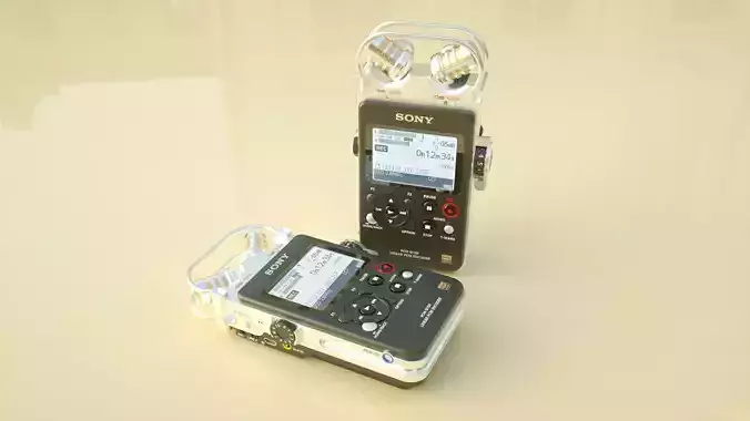 Recording pen handheld recording device 3D model