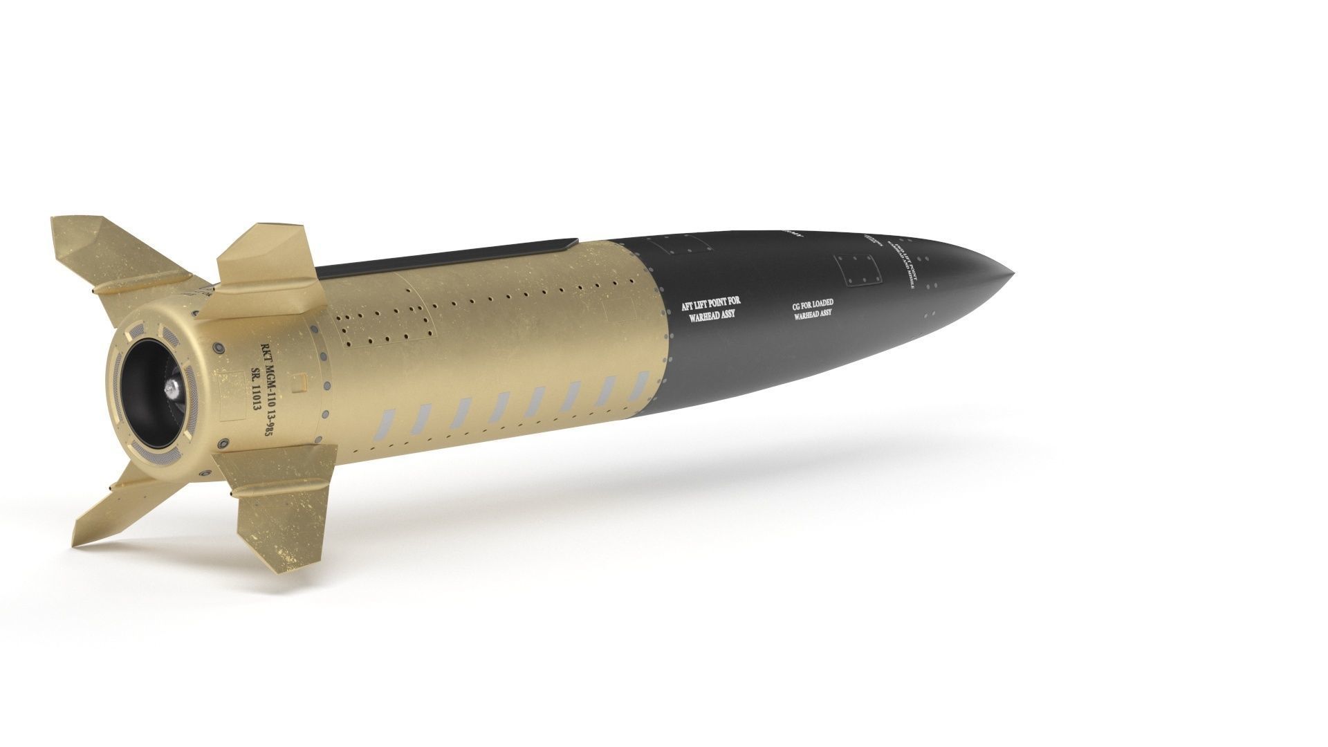 Lockheed Martin Mgm 140 Atacms 2 Tactical Missile 3D model_28