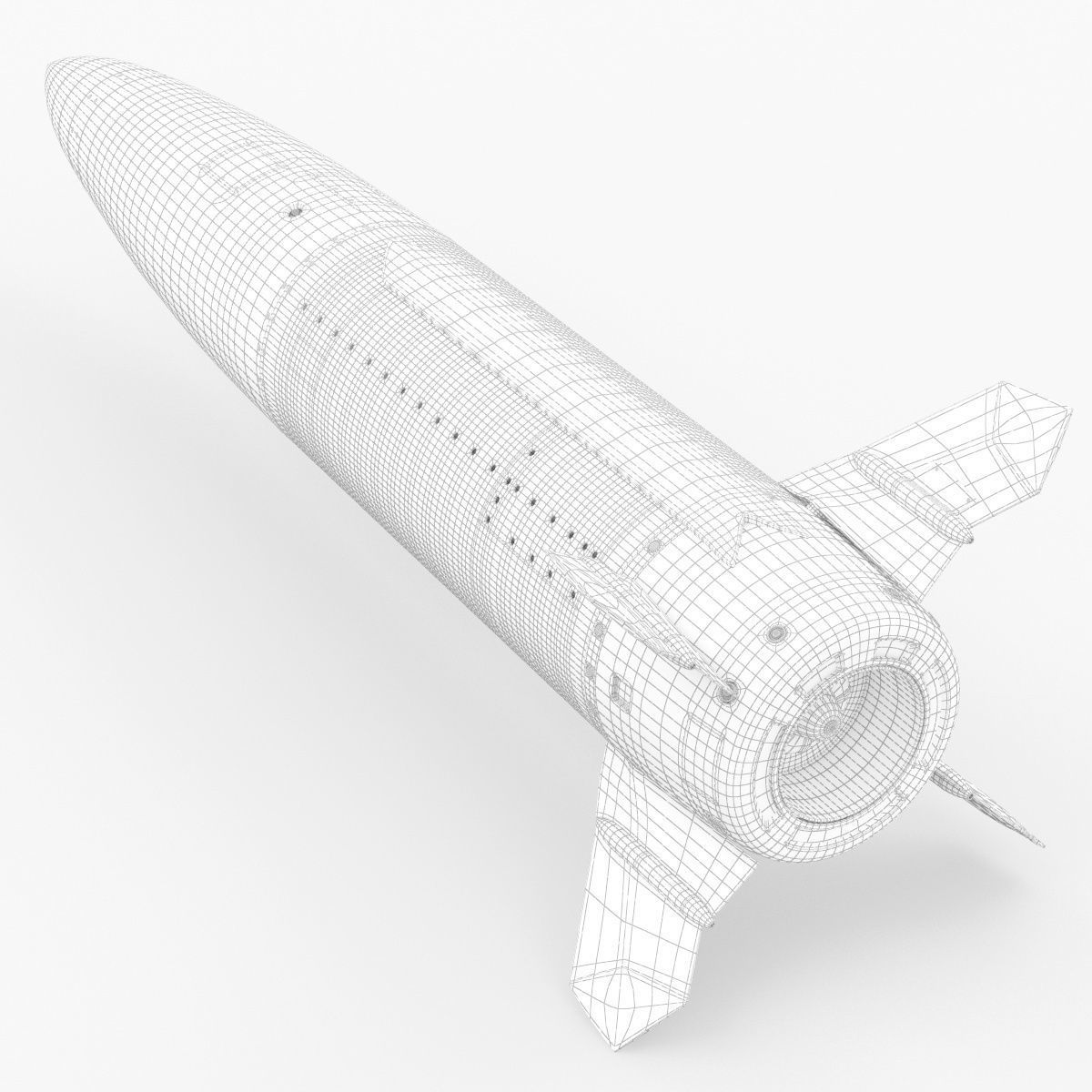 Lockheed Martin Mgm 140 Atacms 2 Tactical Missile 3D model_38