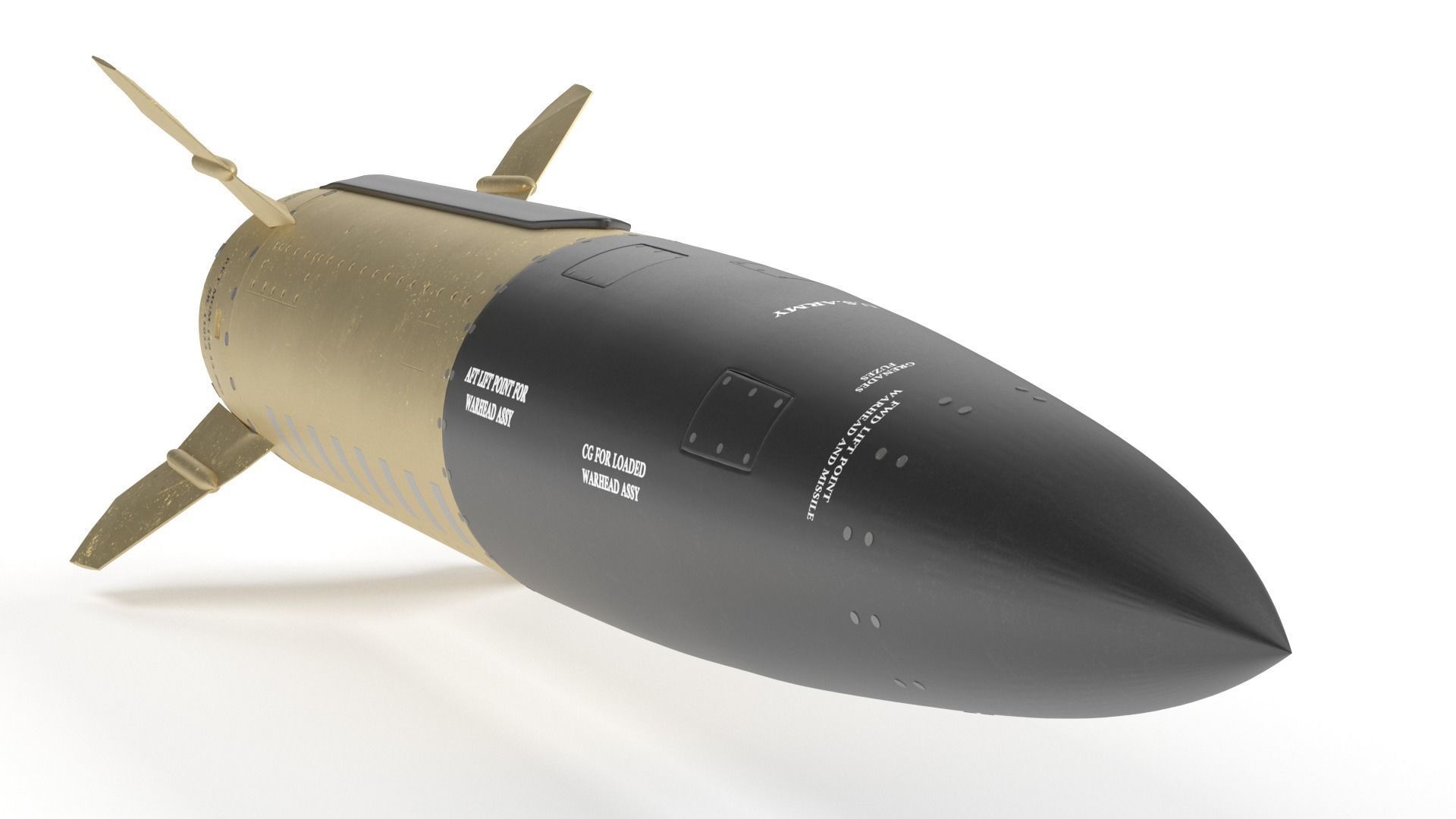 Lockheed Martin Mgm 140 Atacms 2 Tactical Missile 3D model_11