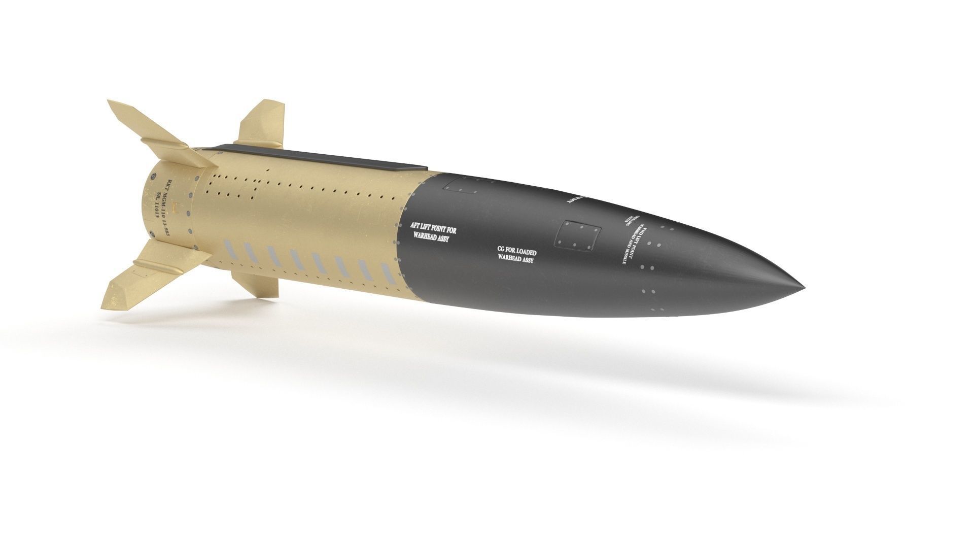 Lockheed Martin Mgm 140 Atacms 2 Tactical Missile 3D model_25