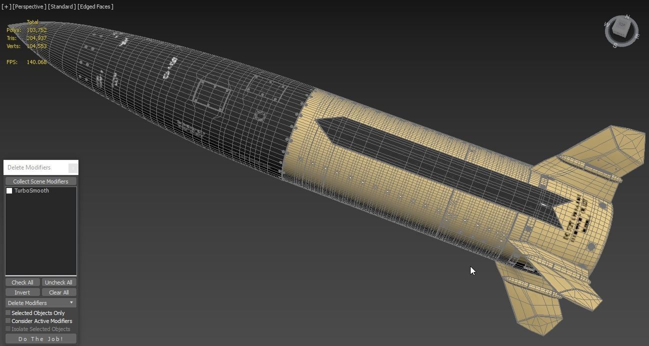 Lockheed Martin Mgm 140 Atacms 2 Tactical Missile 3D model_7