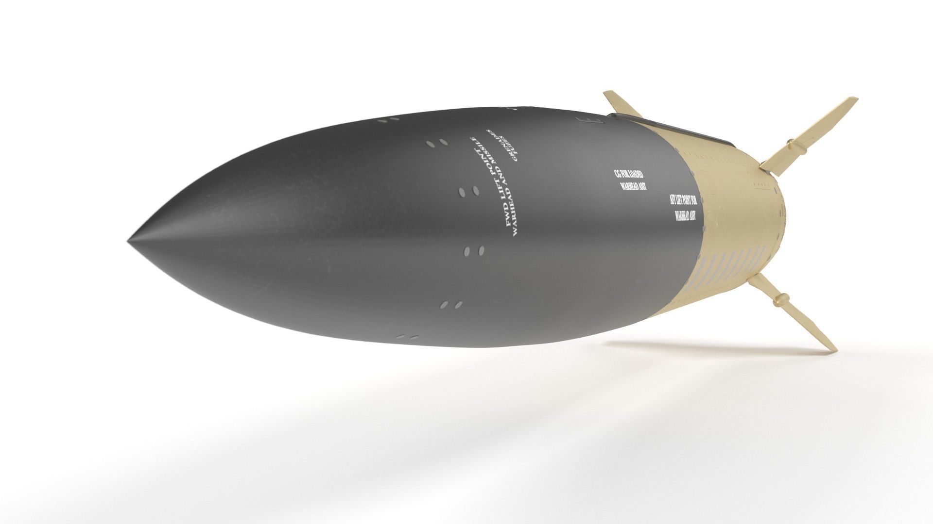 Lockheed Martin Mgm 140 Atacms 2 Tactical Missile 3D model_4