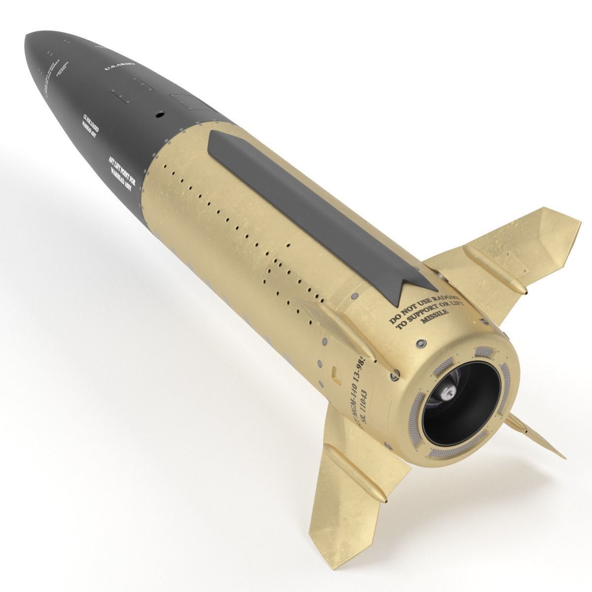 Lockheed Martin Mgm 140 Atacms 2 Tactical Missile 3D model_37