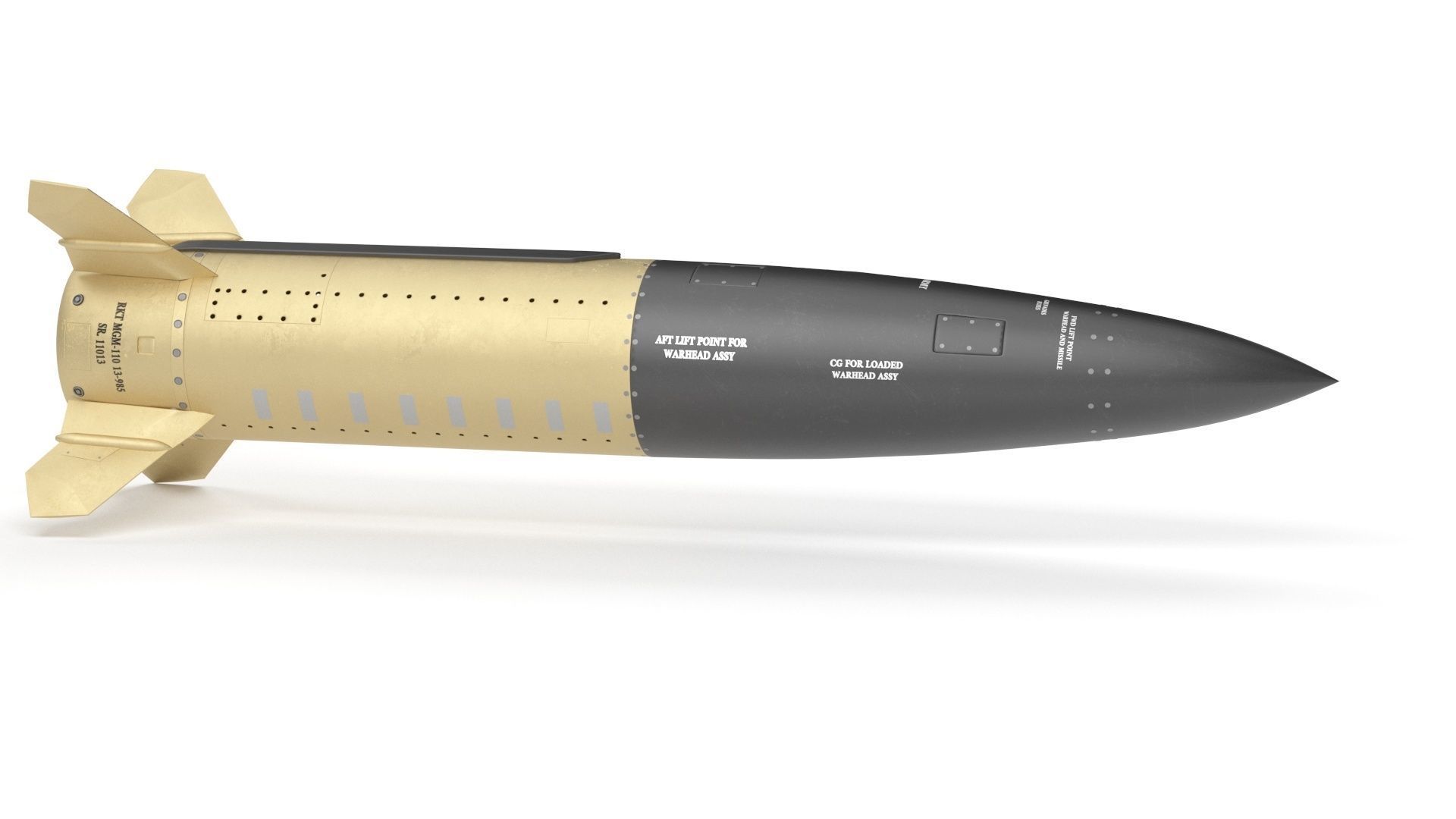 Lockheed Martin Mgm 140 Atacms 2 Tactical Missile 3D model_26