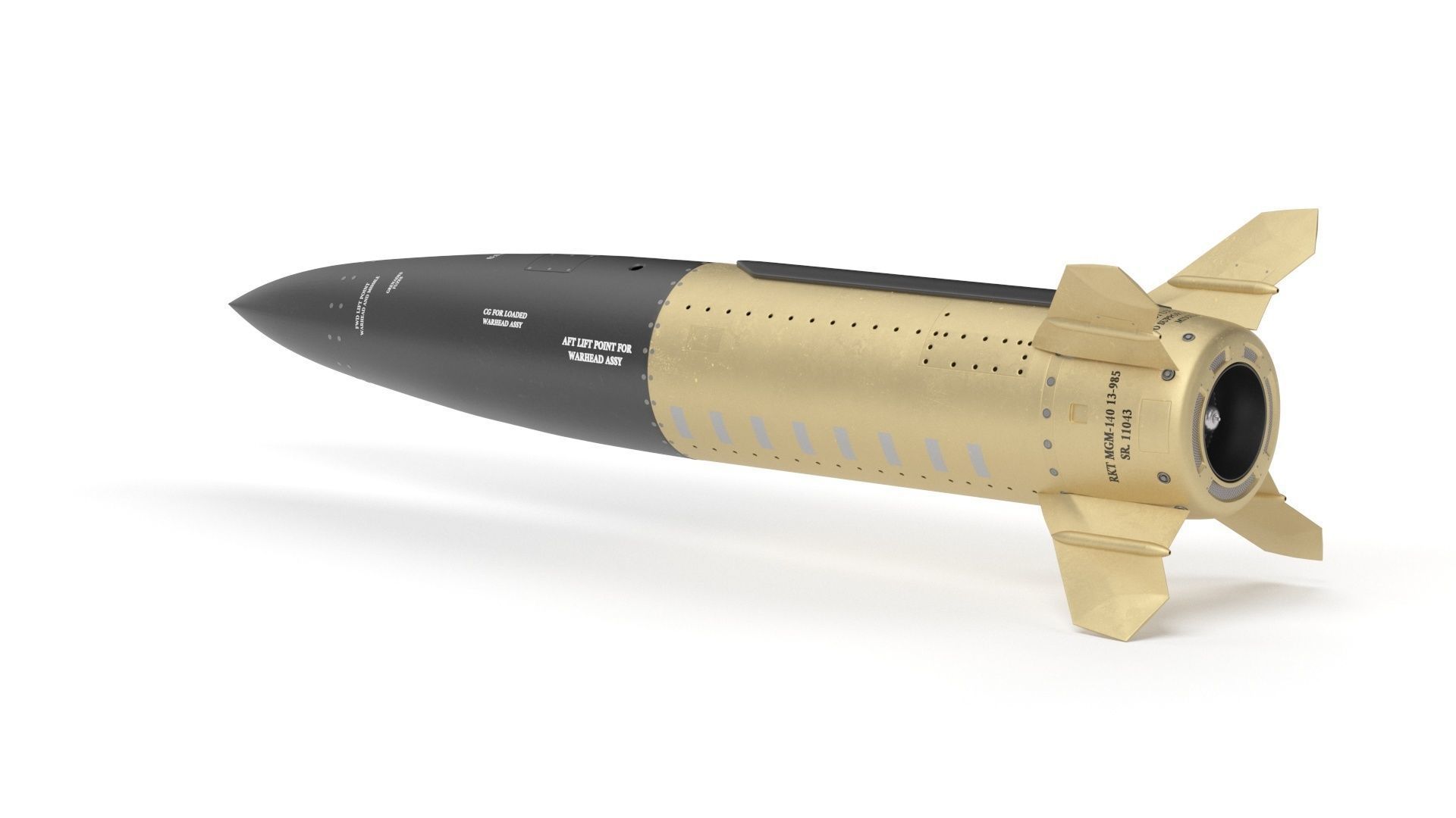 Lockheed Martin Mgm 140 Atacms 2 Tactical Missile 3D model_34