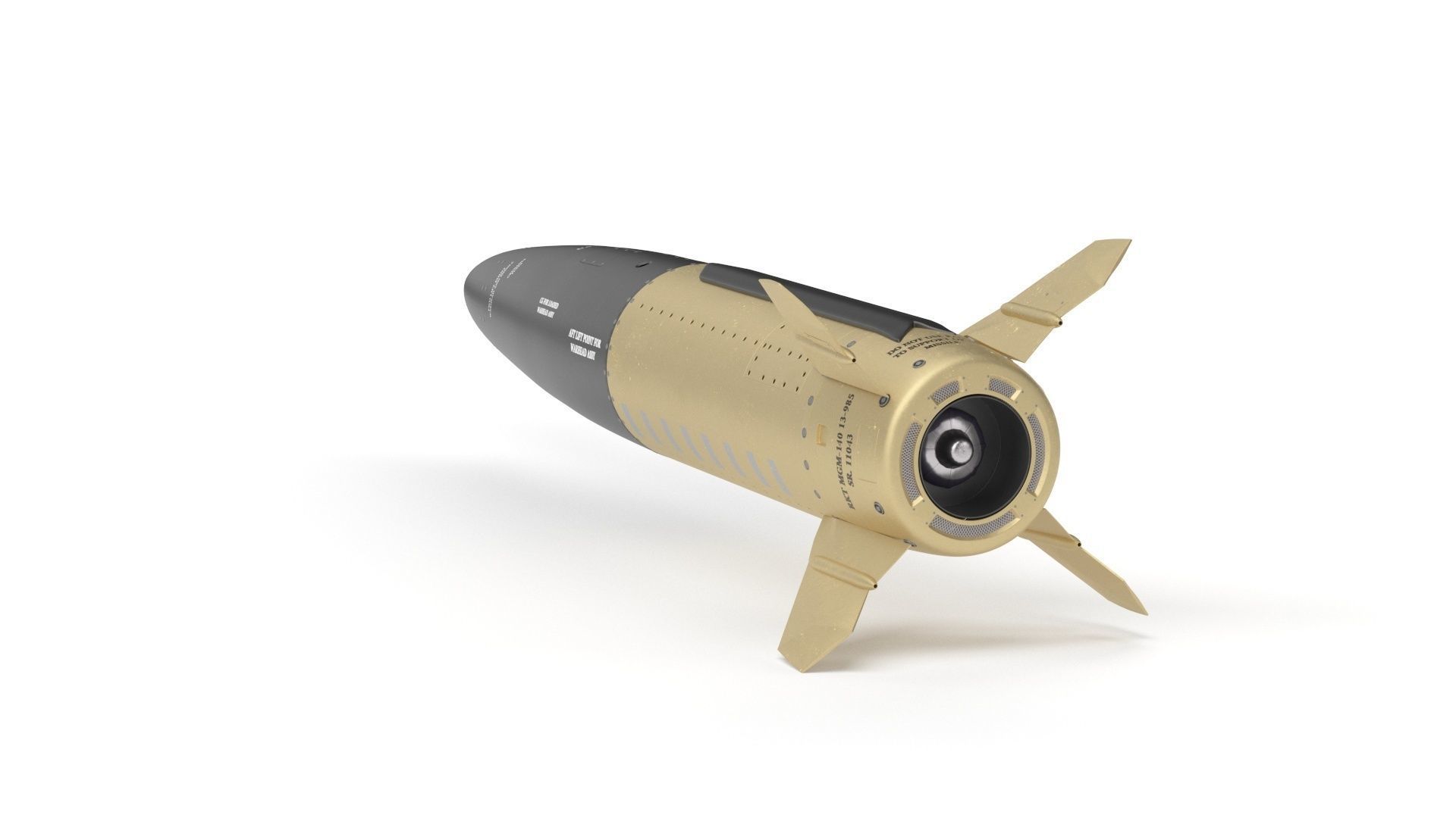 Lockheed Martin Mgm 140 Atacms 2 Tactical Missile 3D model_31