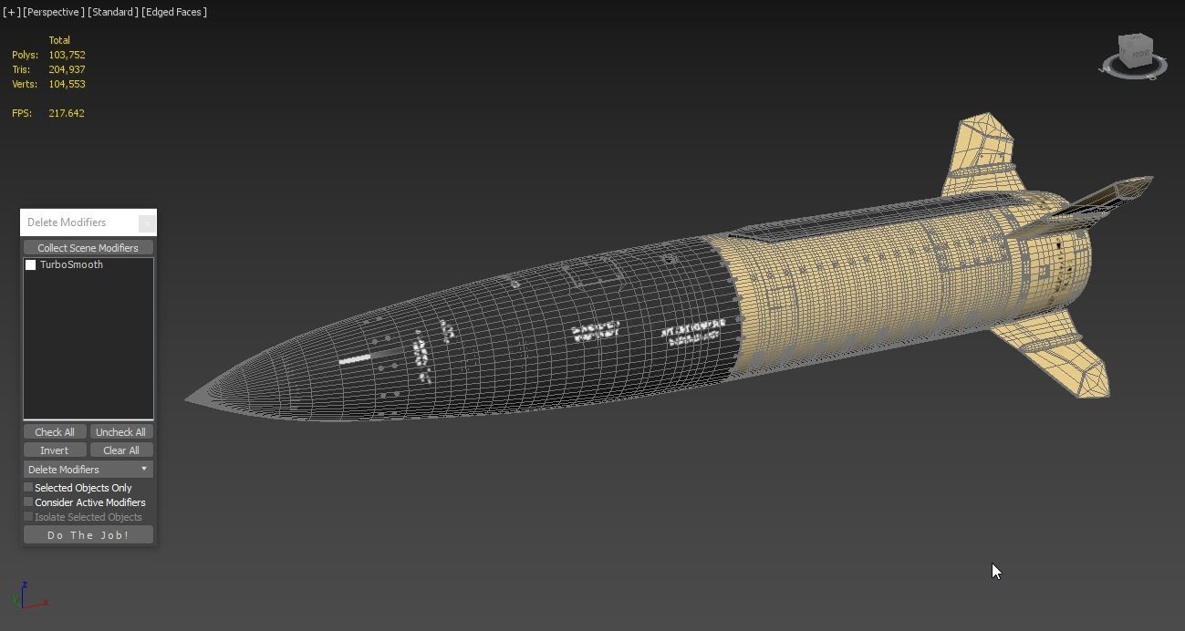 Lockheed Martin Mgm 140 Atacms 2 Tactical Missile 3D model_6