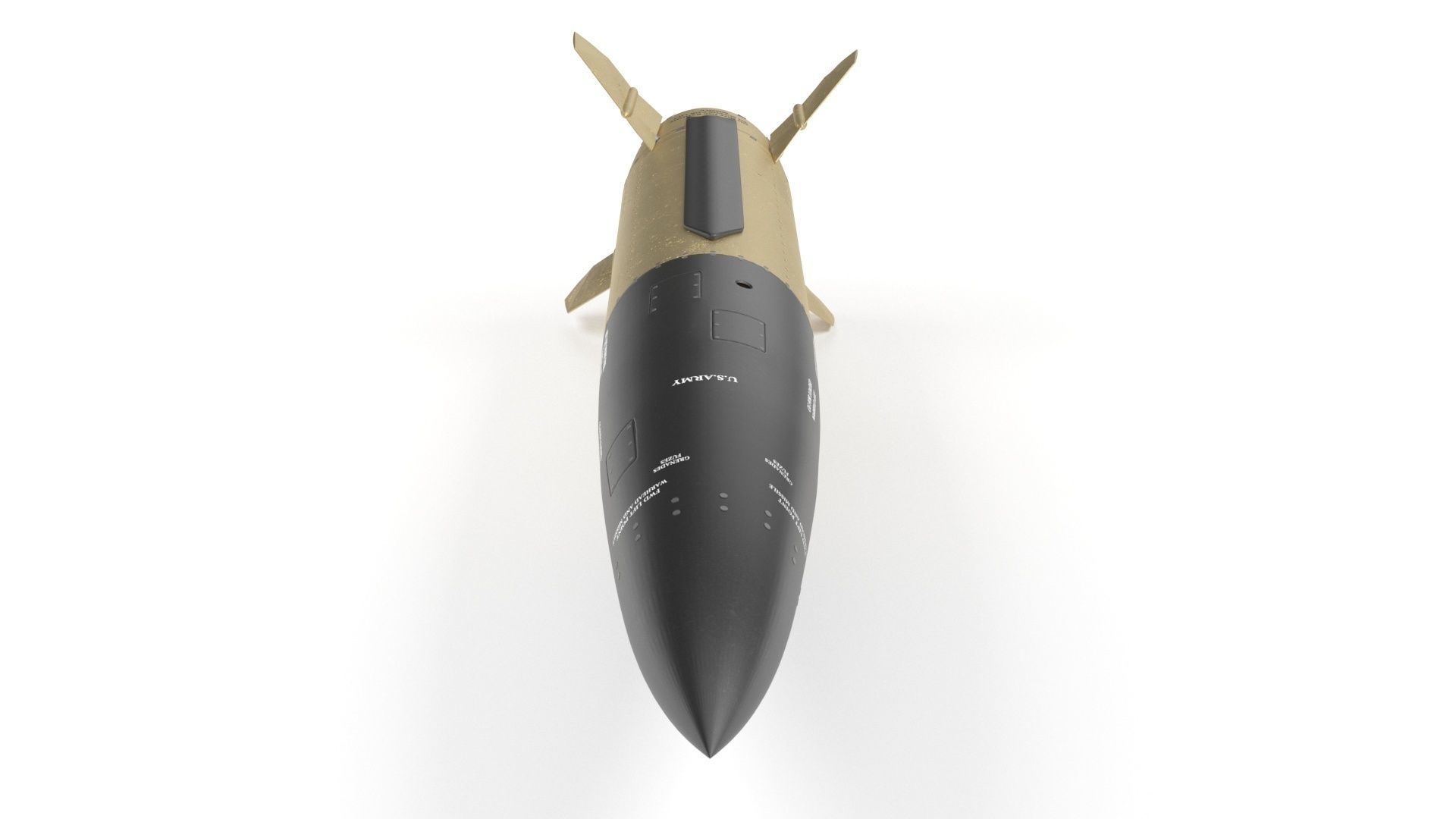 Lockheed Martin Mgm 140 Atacms 2 Tactical Missile 3D model_13