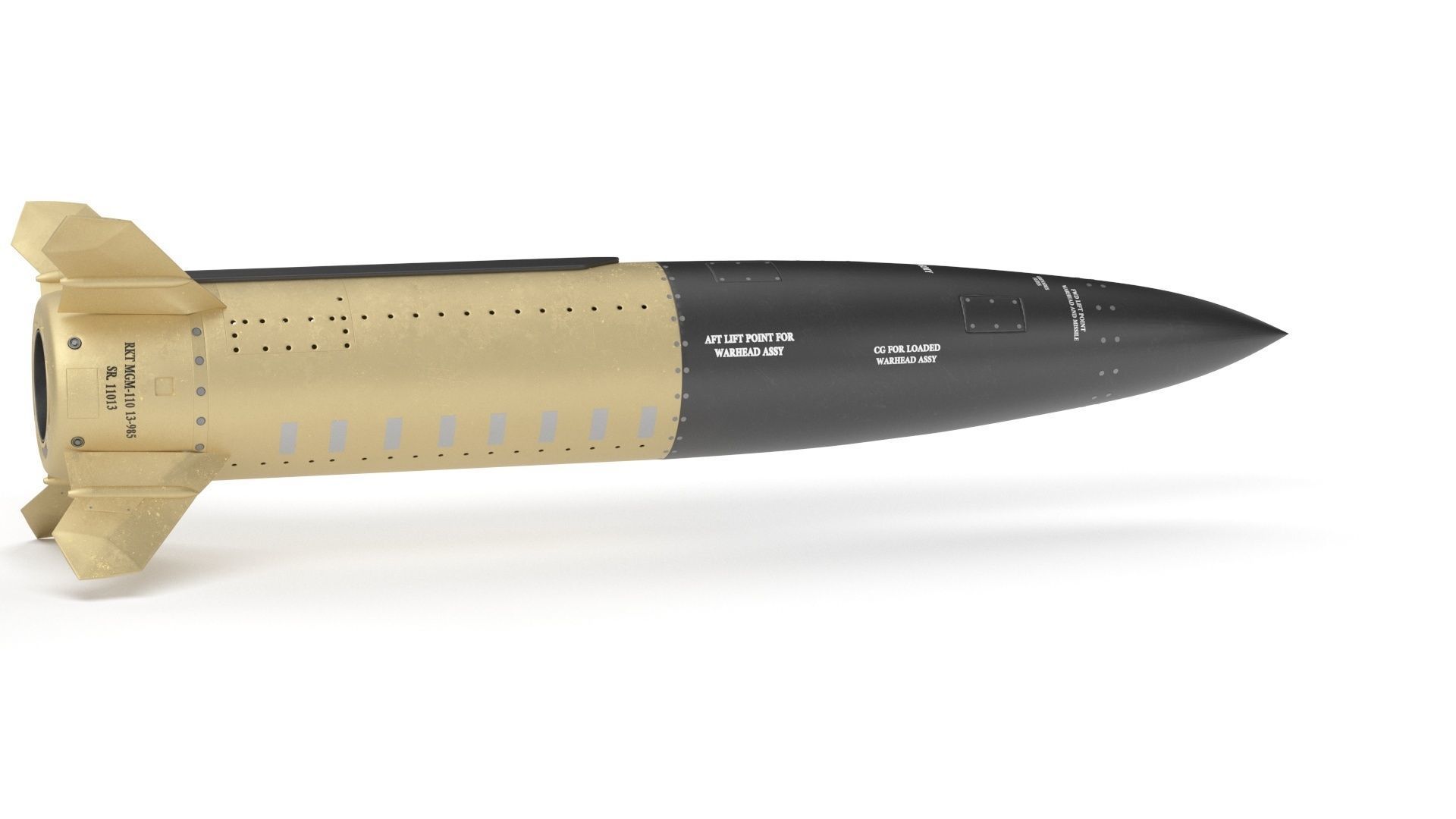 Lockheed Martin Mgm 140 Atacms 2 Tactical Missile 3D model_27