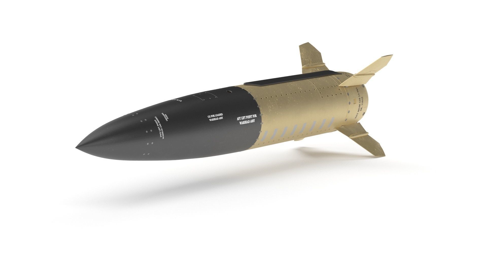 Lockheed Martin Mgm 140 Atacms 2 Tactical Missile 3D model_22