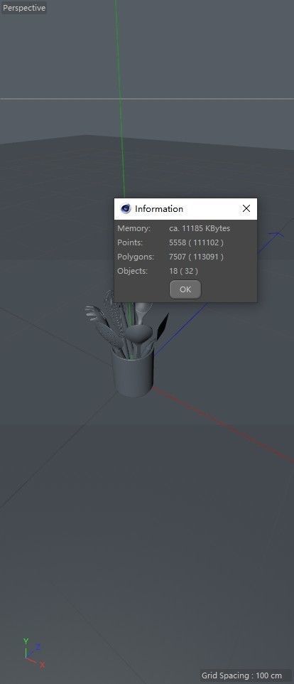 hopsticks   spoons   leaking spoons  kitchen utensils  3D model_2