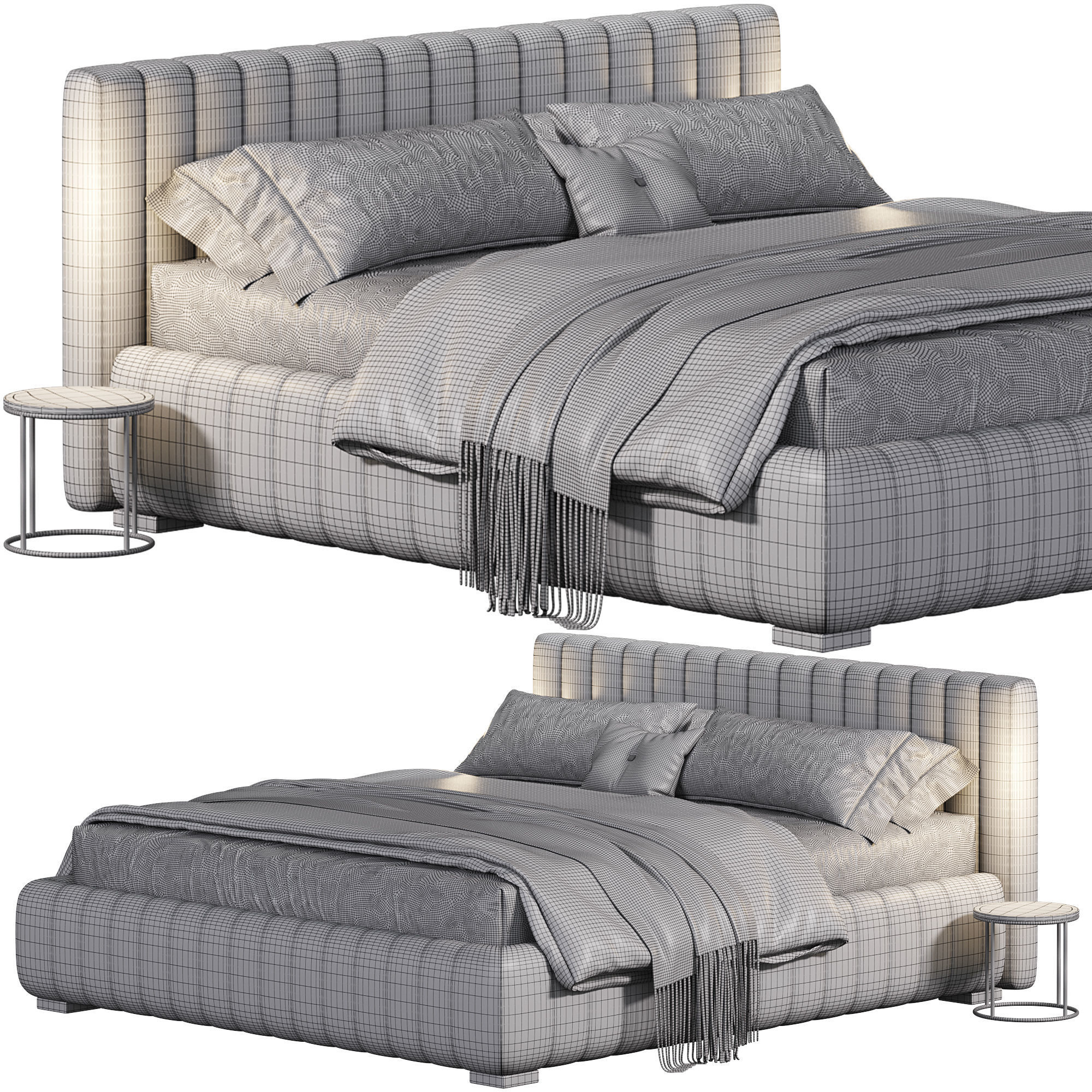 Nico Bed 3D model_5