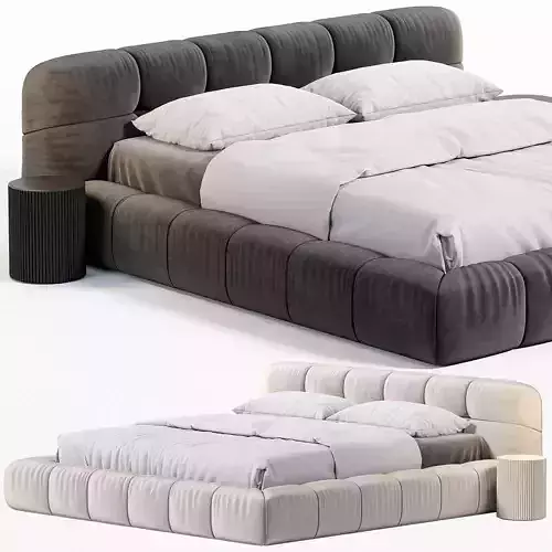 Italia Tufty Bed 3D model