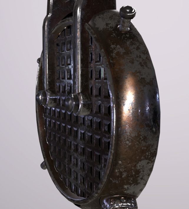 Cave Door  Low-poly 3D model_3