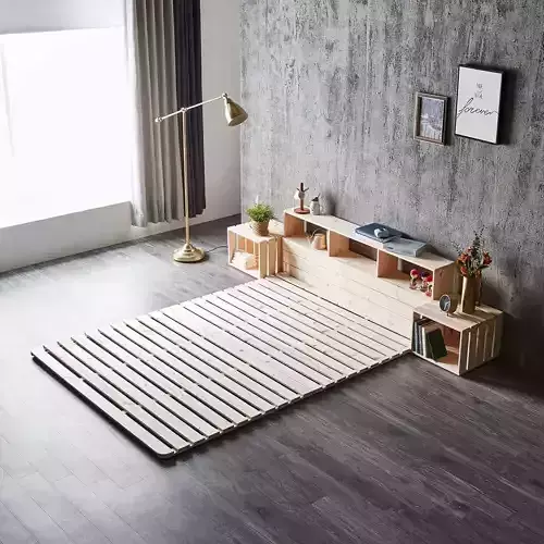 bed frame solid wood pallet mattress base