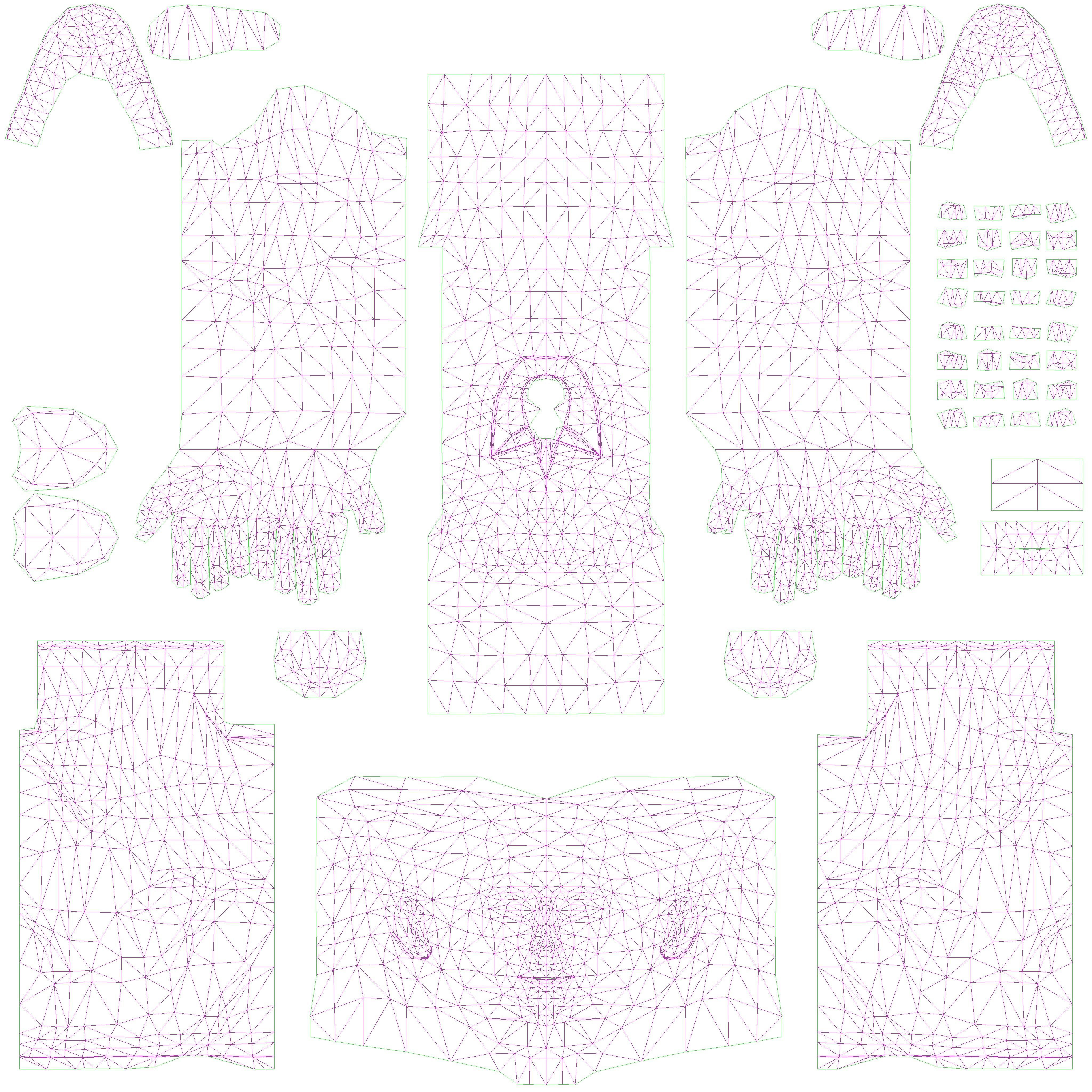 Woman 6 With 52 Animations 32 Morphs Low-poly 3D model_21