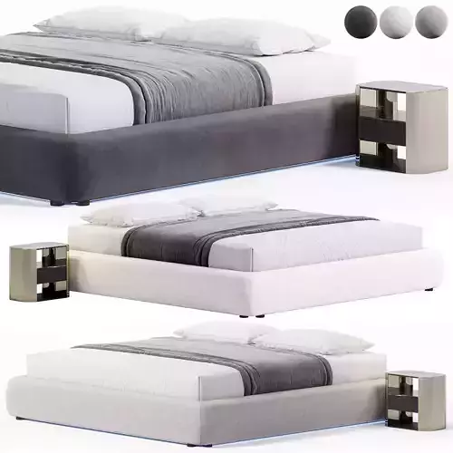 Modular Bed Frame 3D model