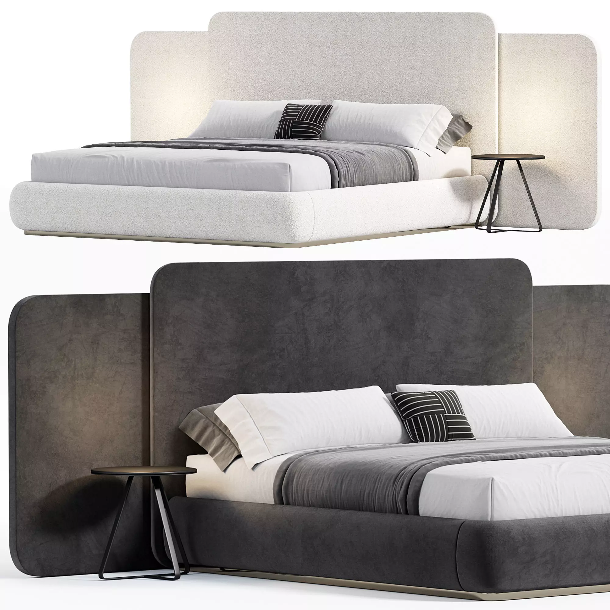 Roma bed 3D model_0