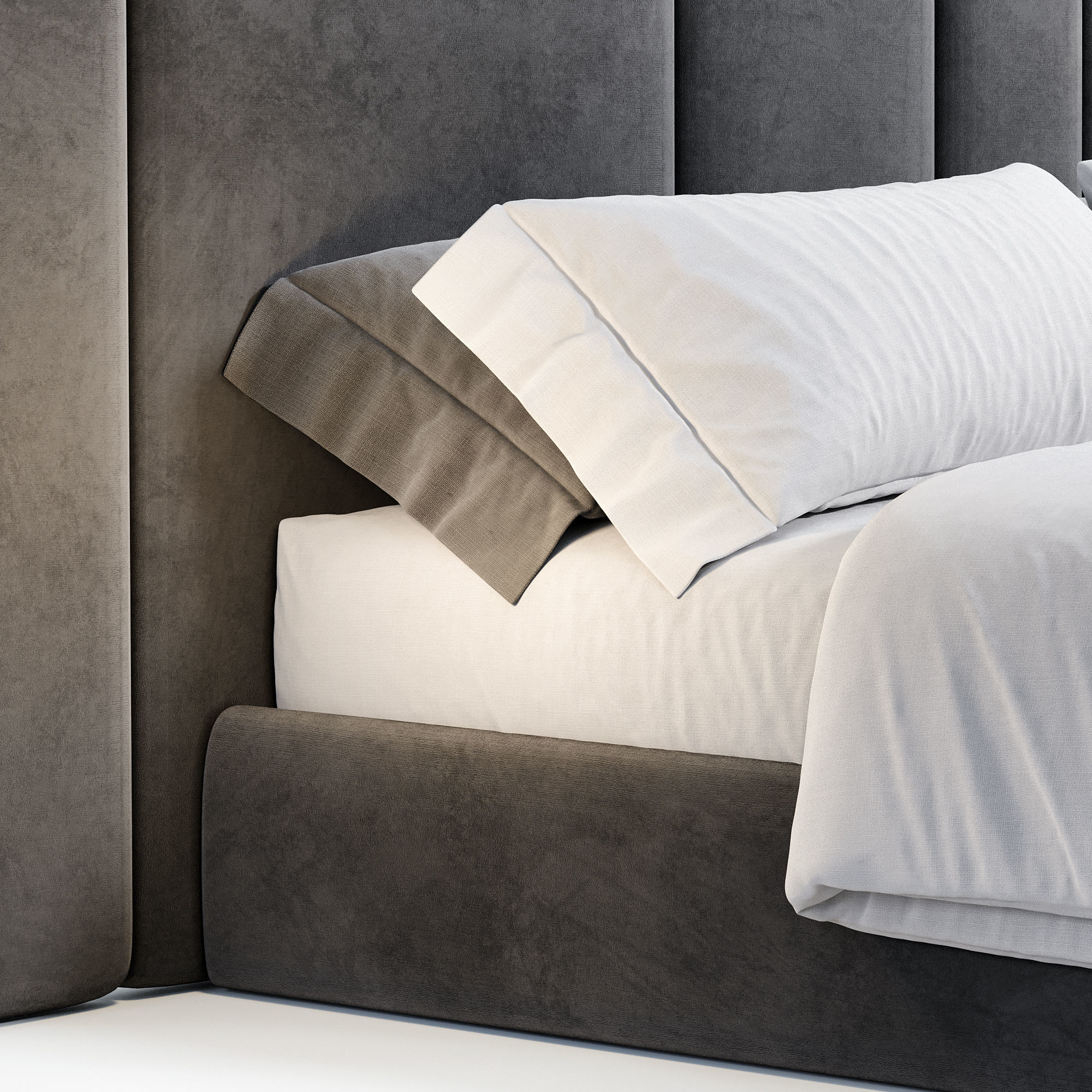 Hollis Bed 3D model_2