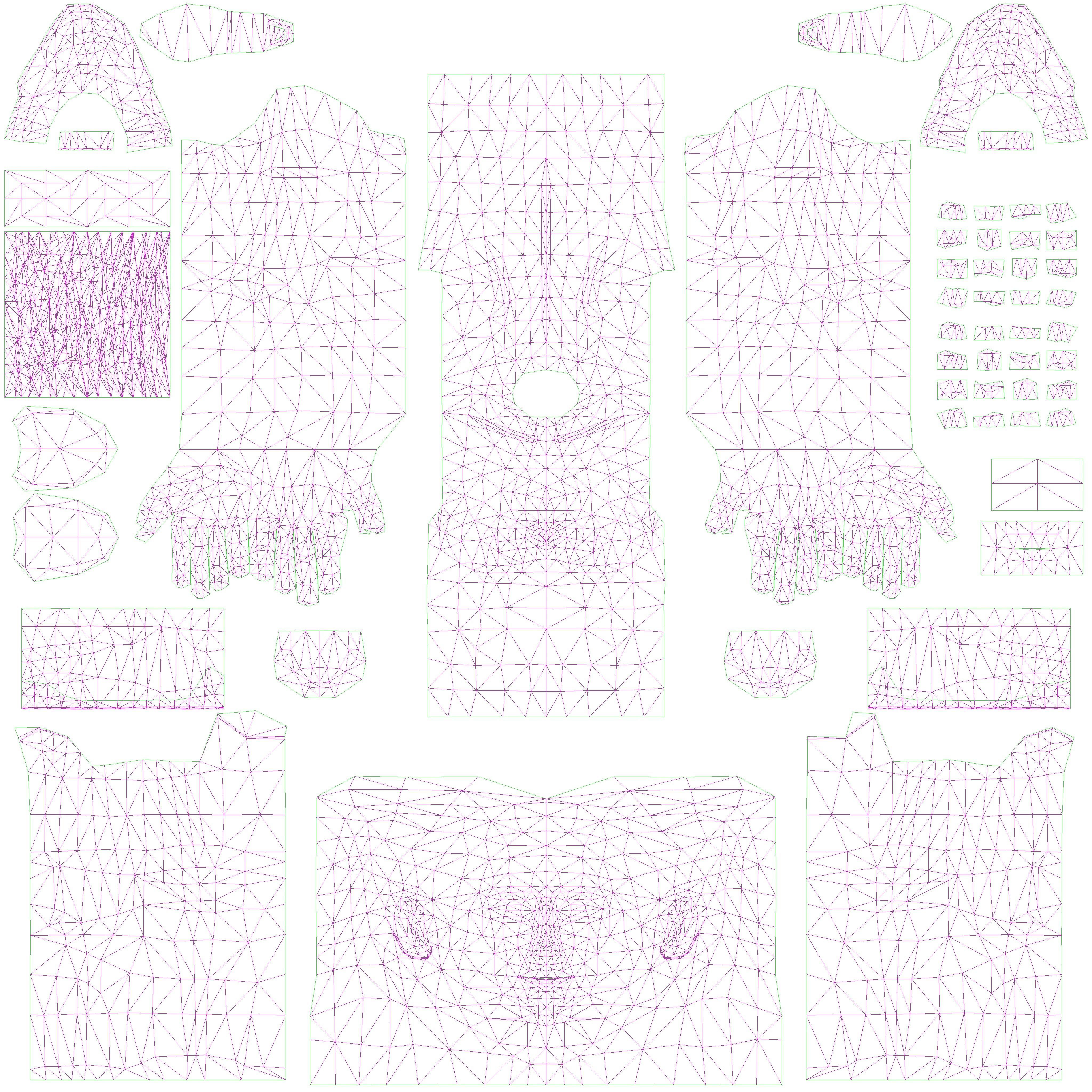 Woman 7 With 52 Animations 32 Morphs Low-poly 3D model_21