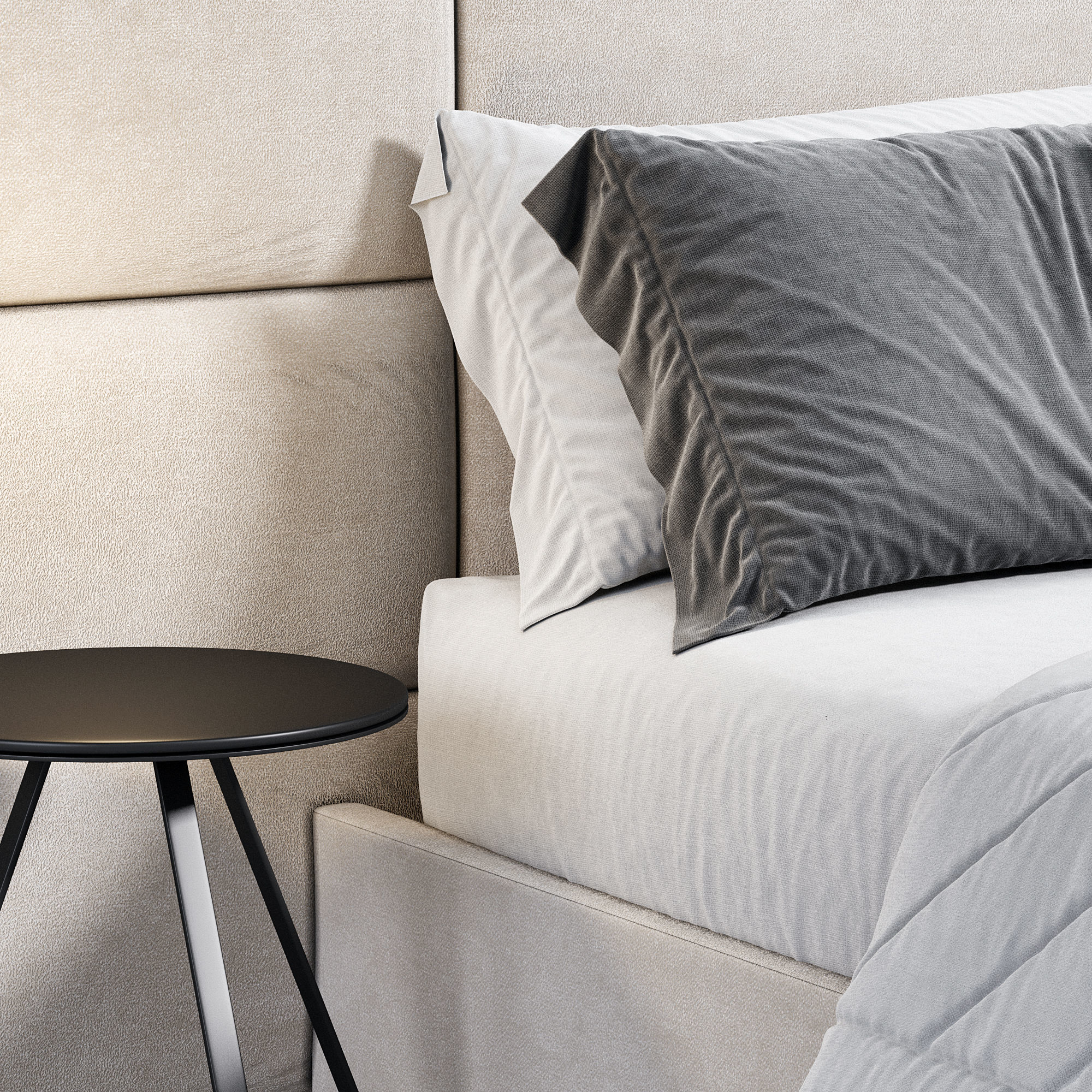 Hidiv Bed By Evgor Luxury 3D model_2