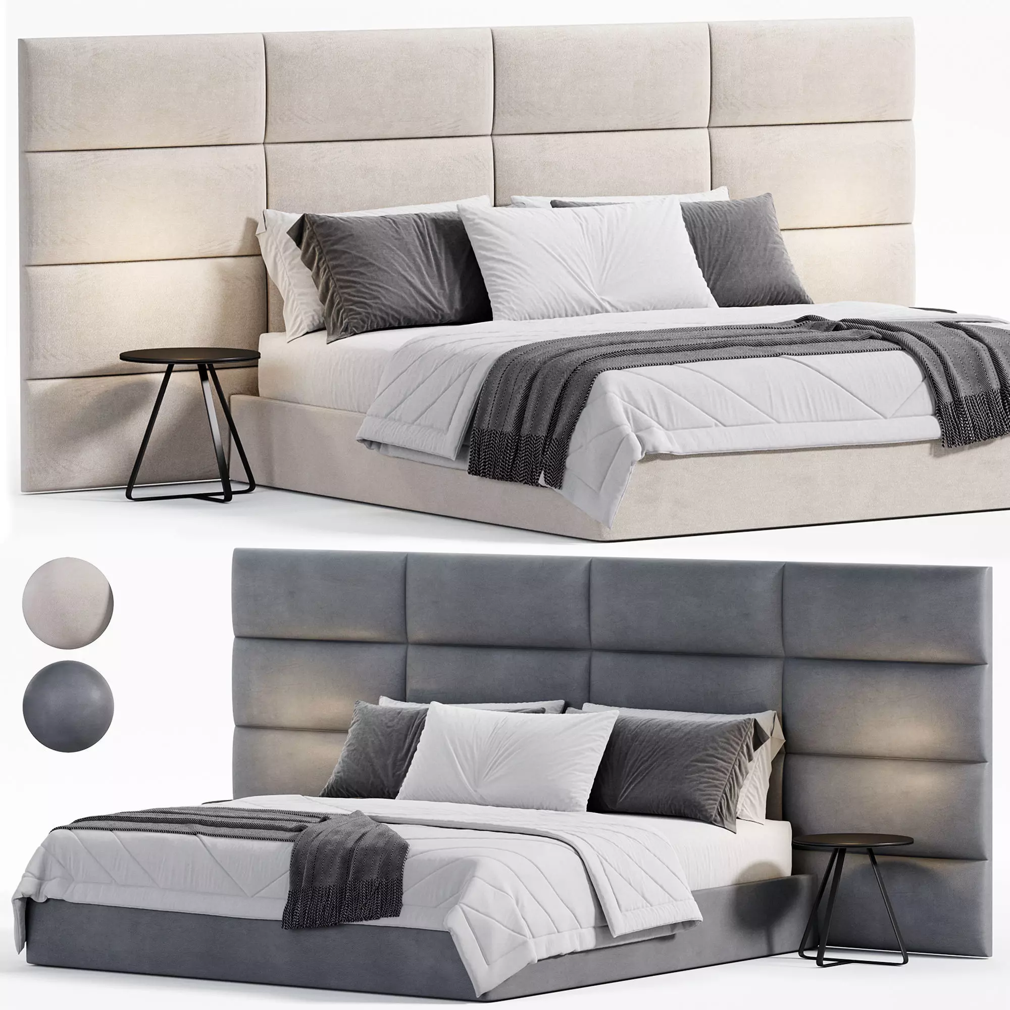 Hidiv Bed By Evgor Luxury 3D model_0