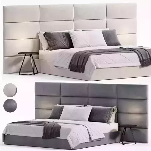 Hidiv Bed By Evgor Luxury 3D model