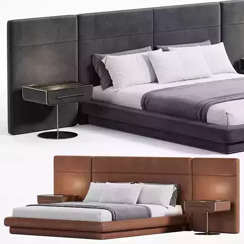 Manila Bed 3D model