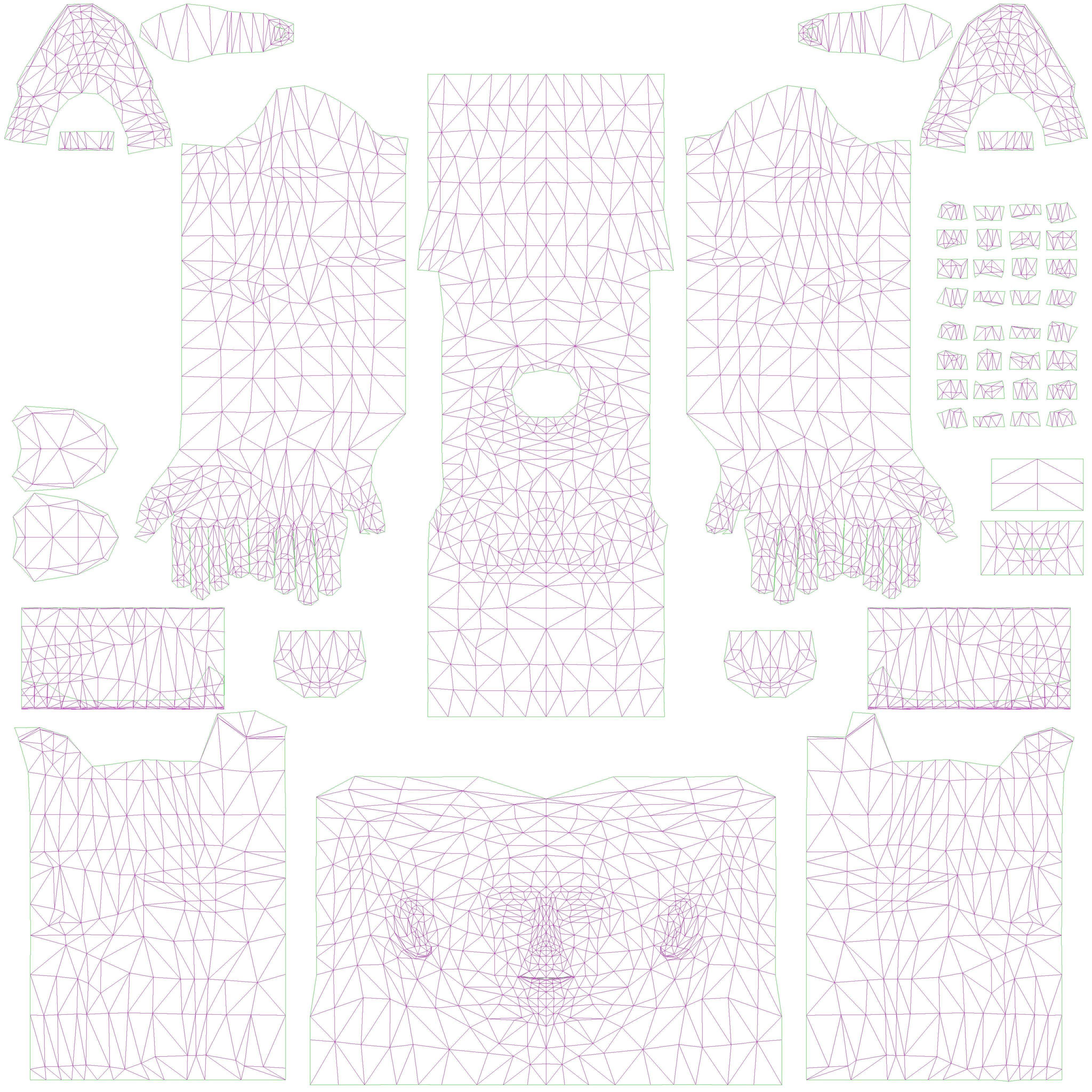 Woman 8 With 52 Animations 32 Morphs Low-poly 3D model_22