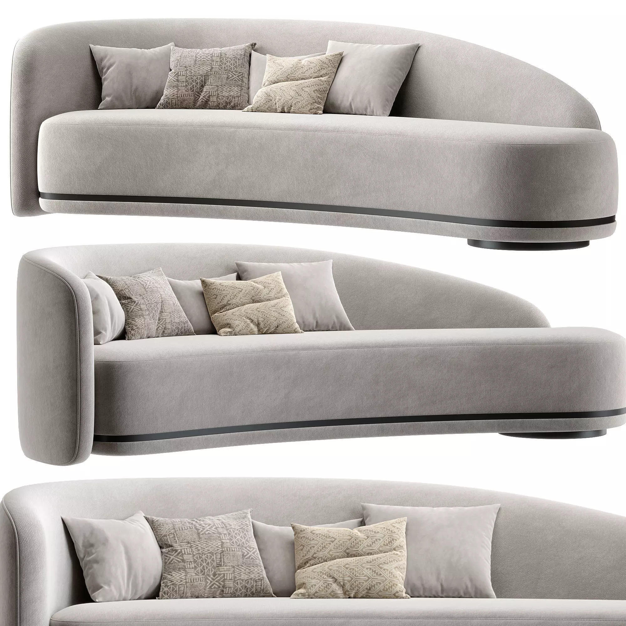 Mouna Sofas 3D model_0